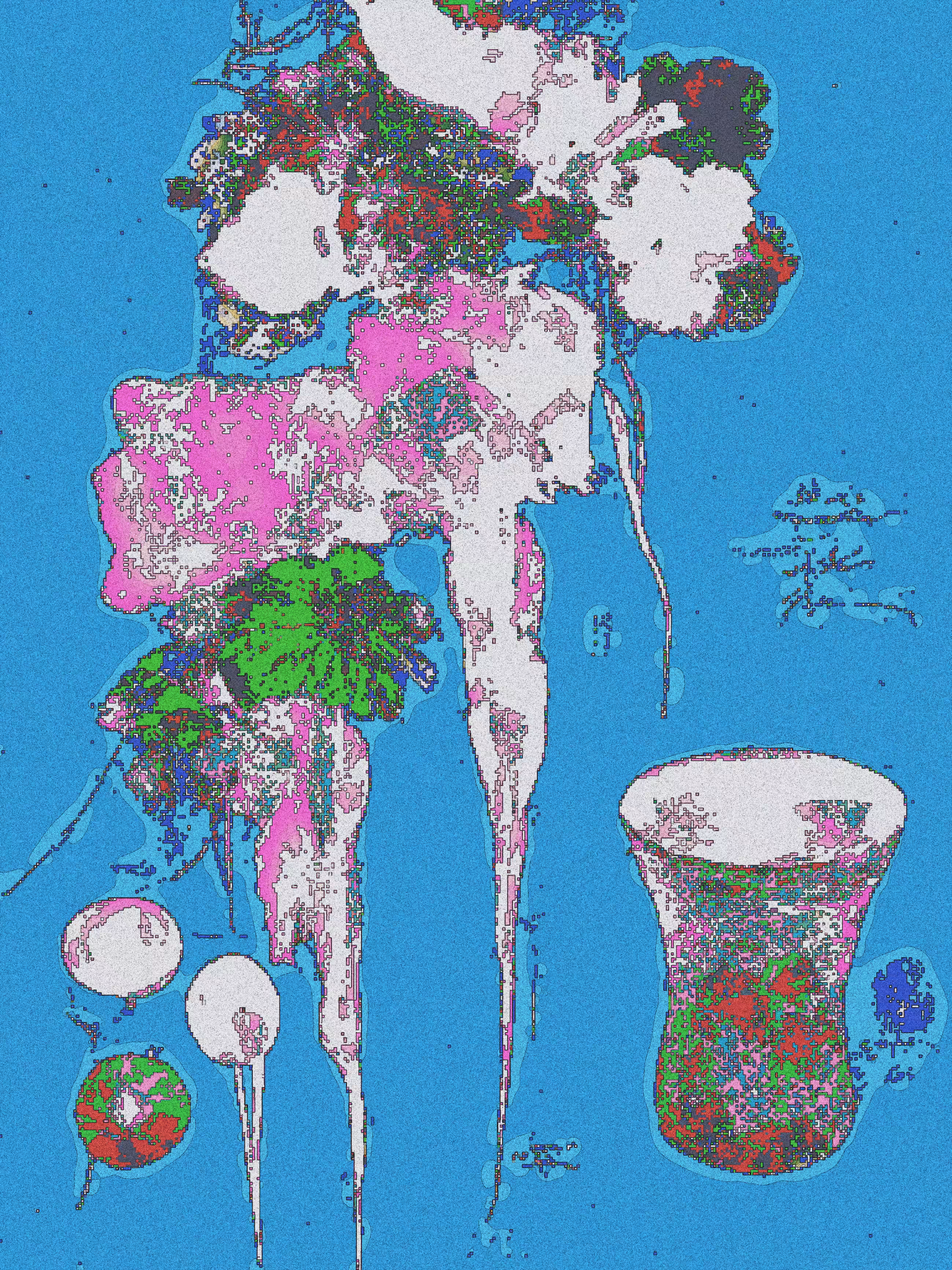 Zen in bloom, a vase of silent thoughts