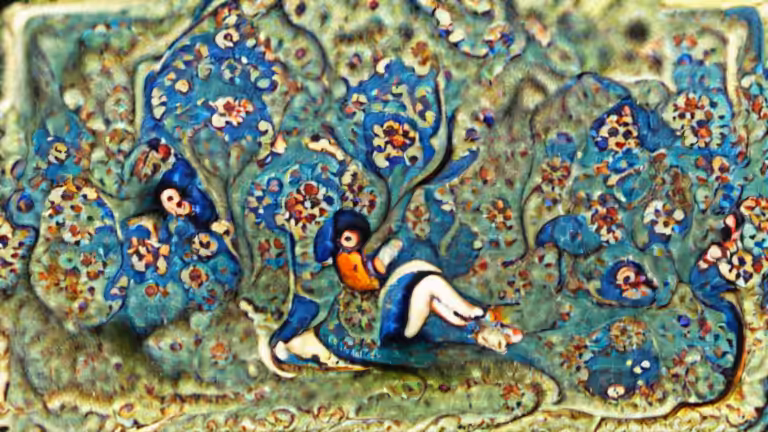 Persian miniature (pixray_genesis)