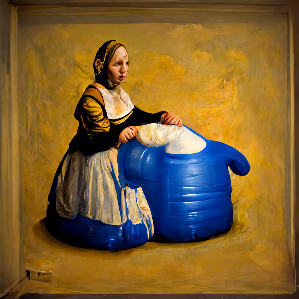 inflatable Jan Vermeer IIII