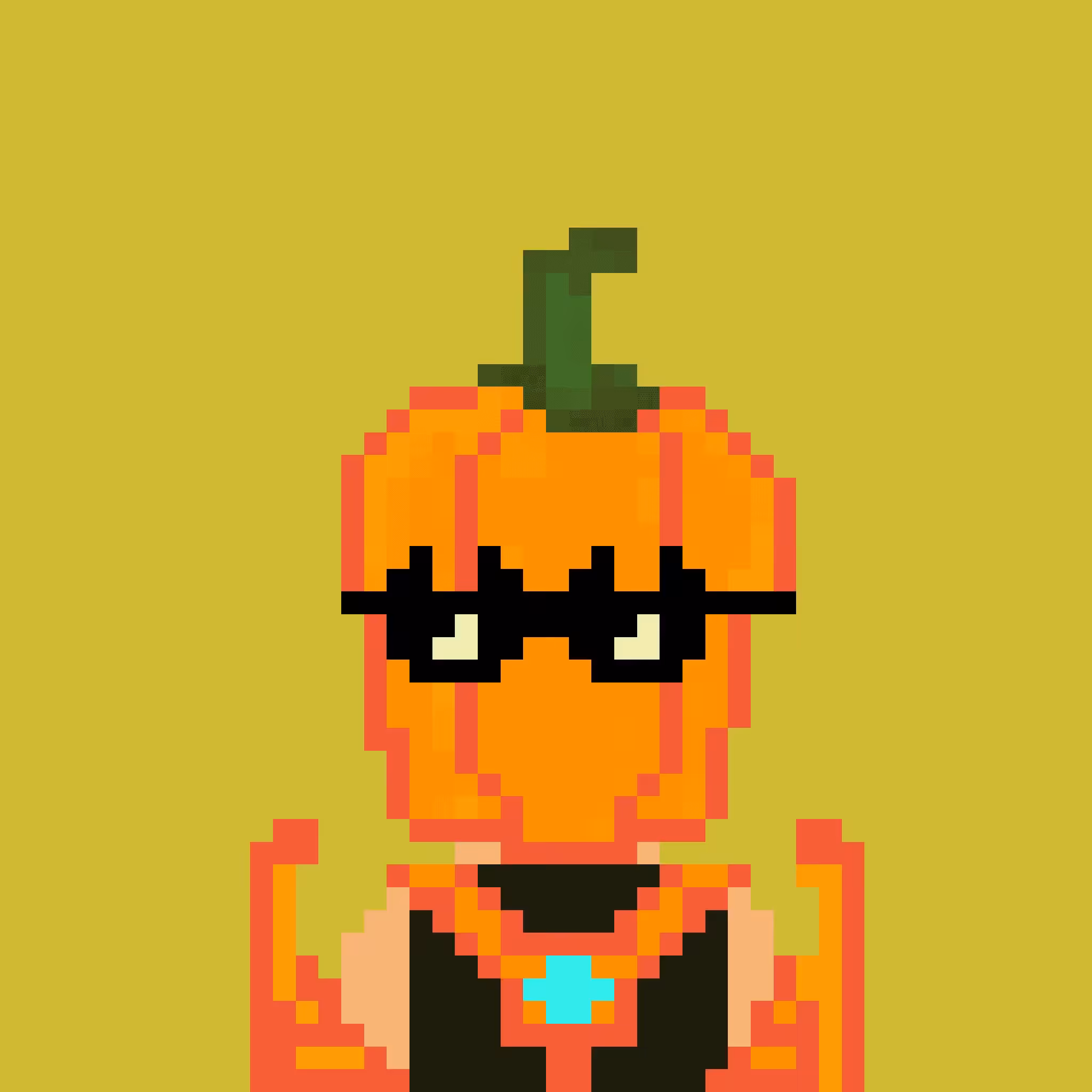 VHP#13 orange sweet pepper head