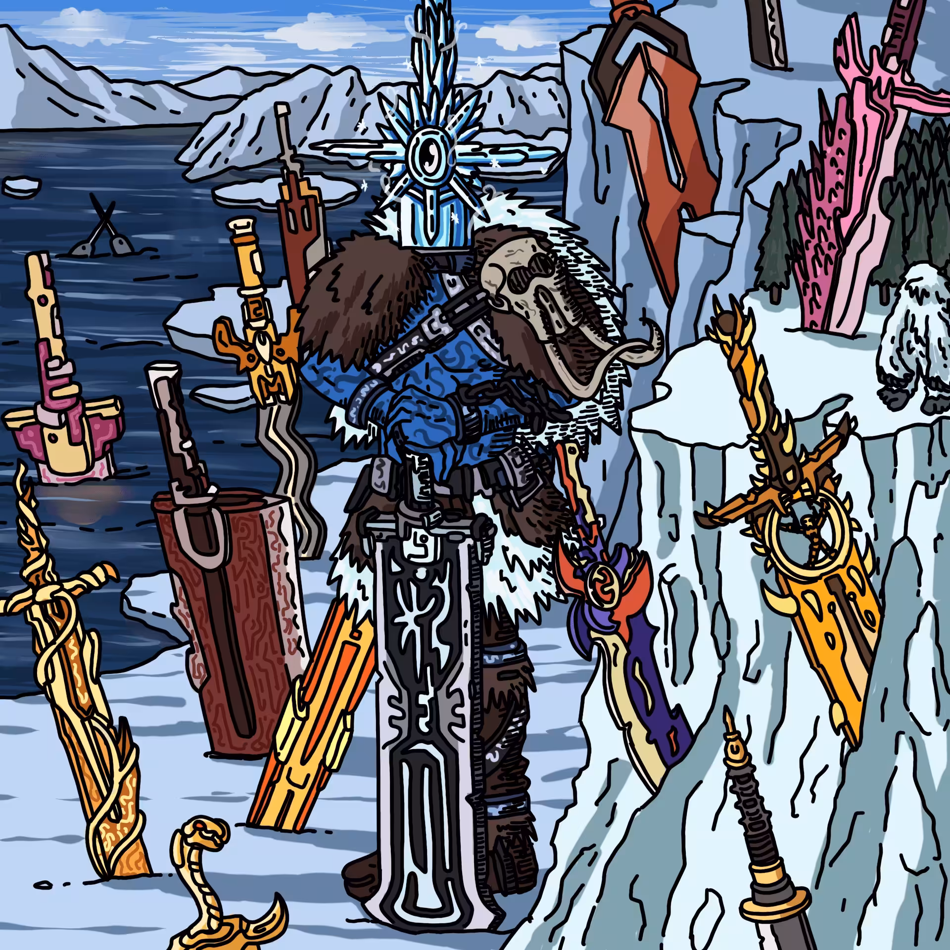 Frostgiantswordcollector one eyed guy #00253