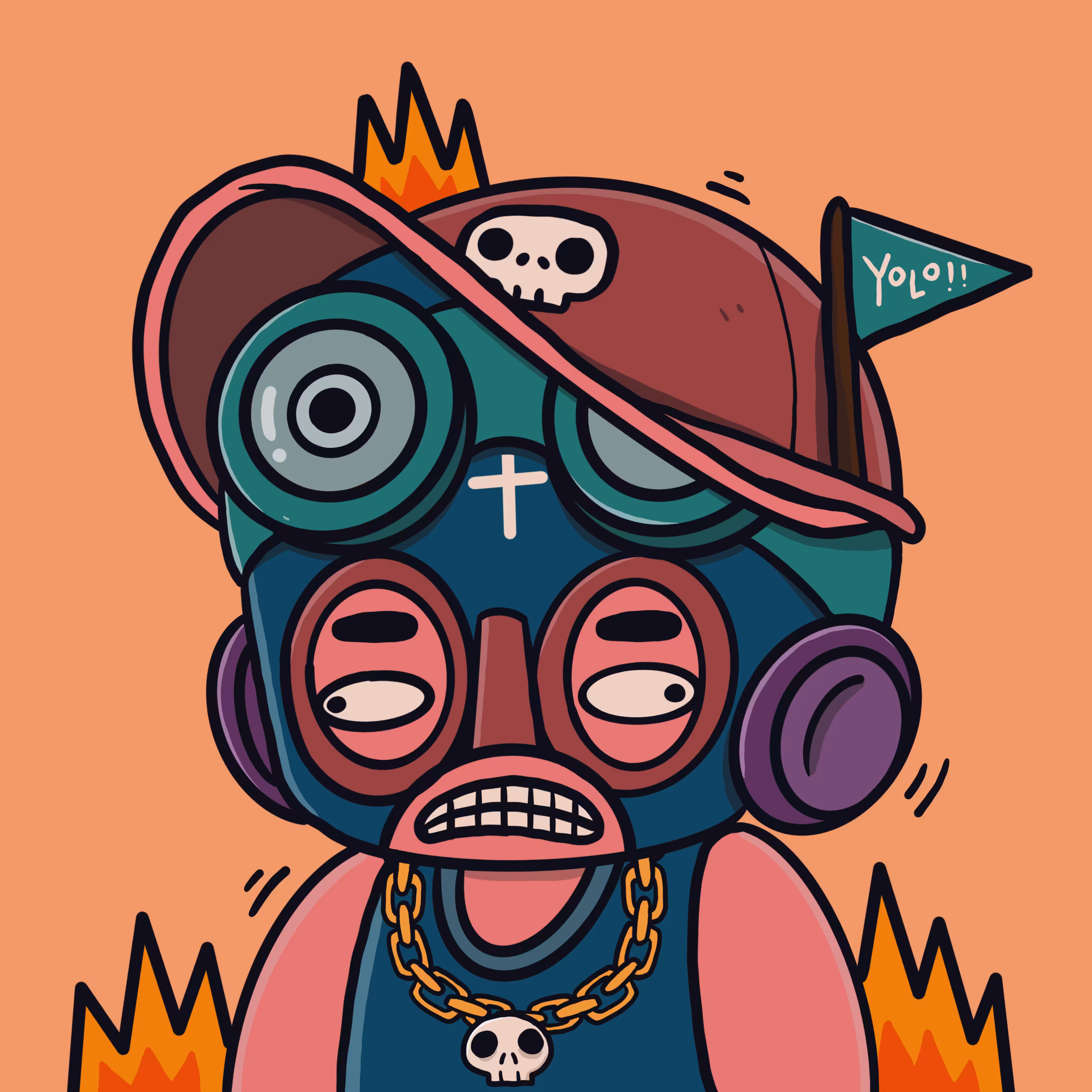 owangeboy and frens #9 - owange lucha by djoni cobra