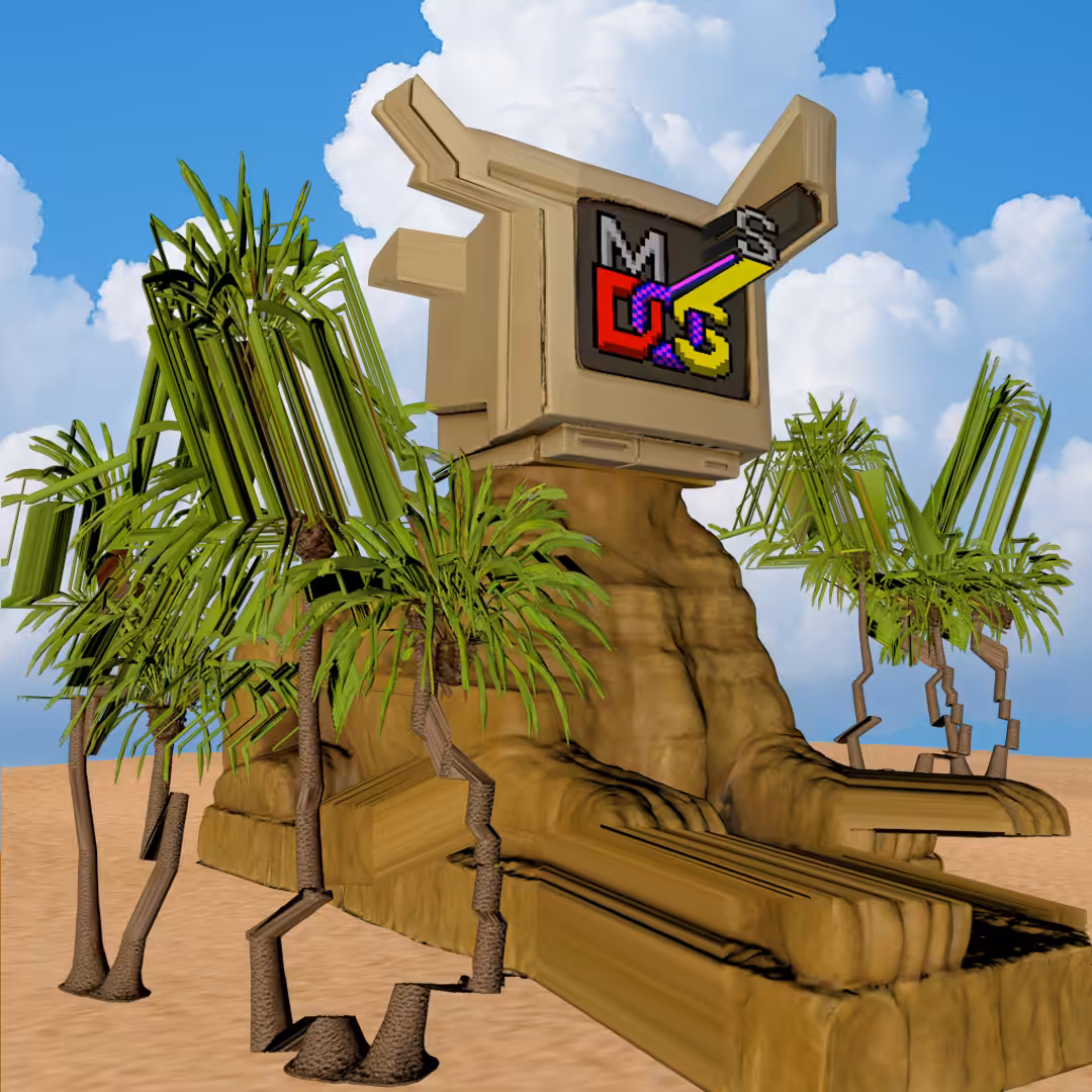 Glitched Sphinx