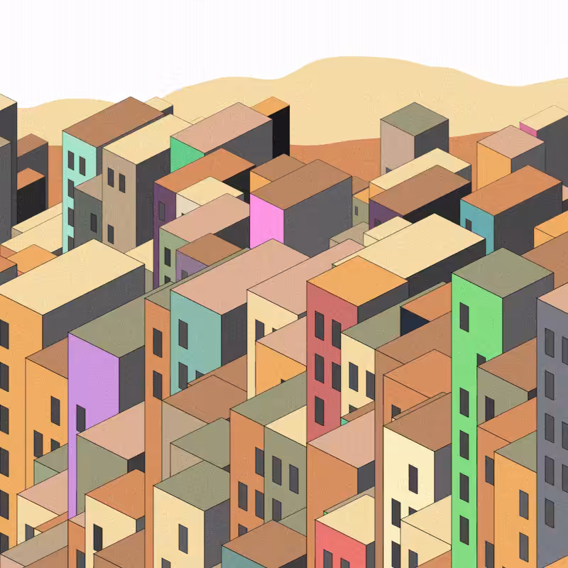 Coloured City #45