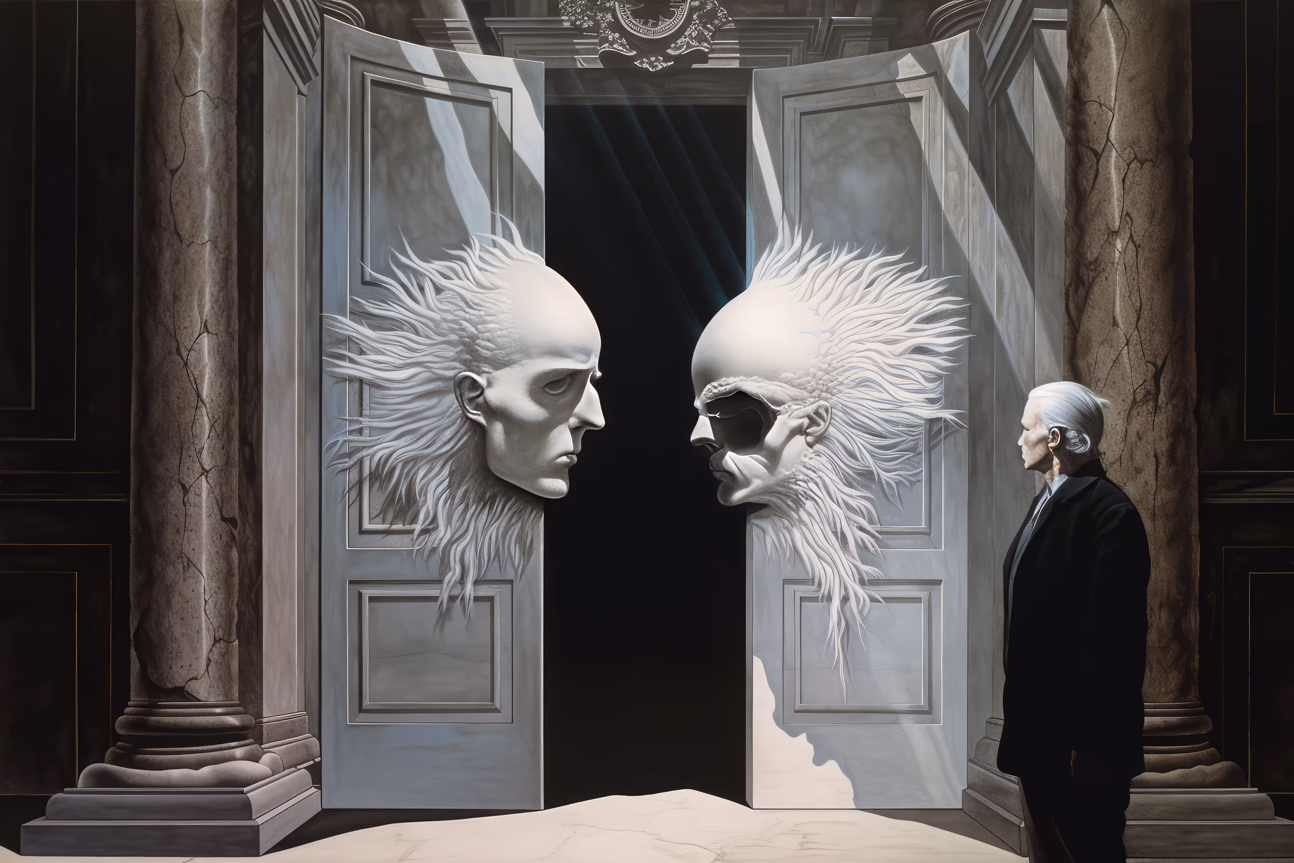 The entrance
