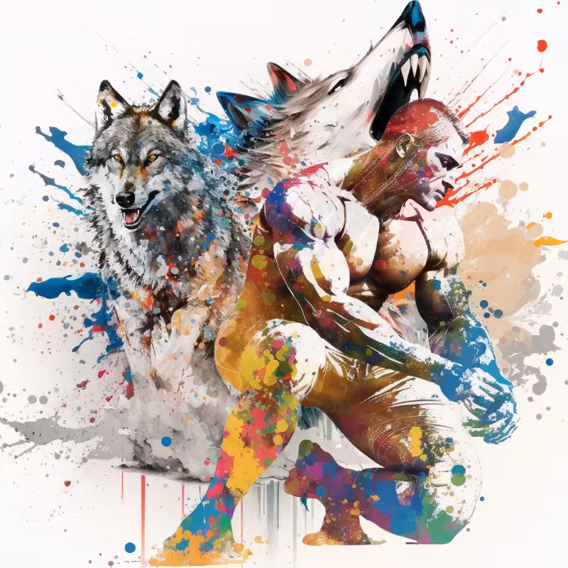 The Wolf and The Wrestler Bloke #13