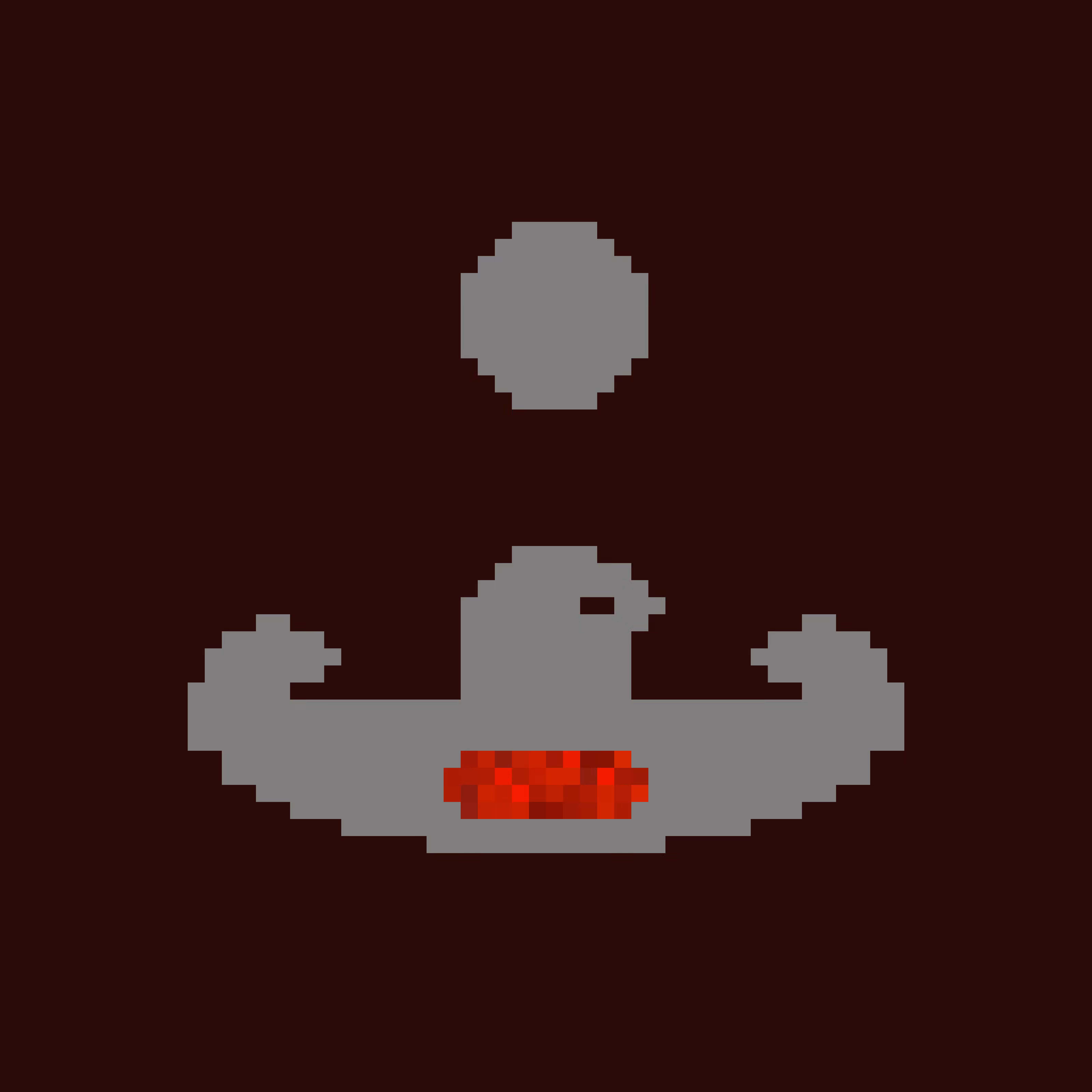 The Radiant Bird: A Stunning Pixel Art Emblem Crafted from Silver and Adorned with Exquisite Rubies
