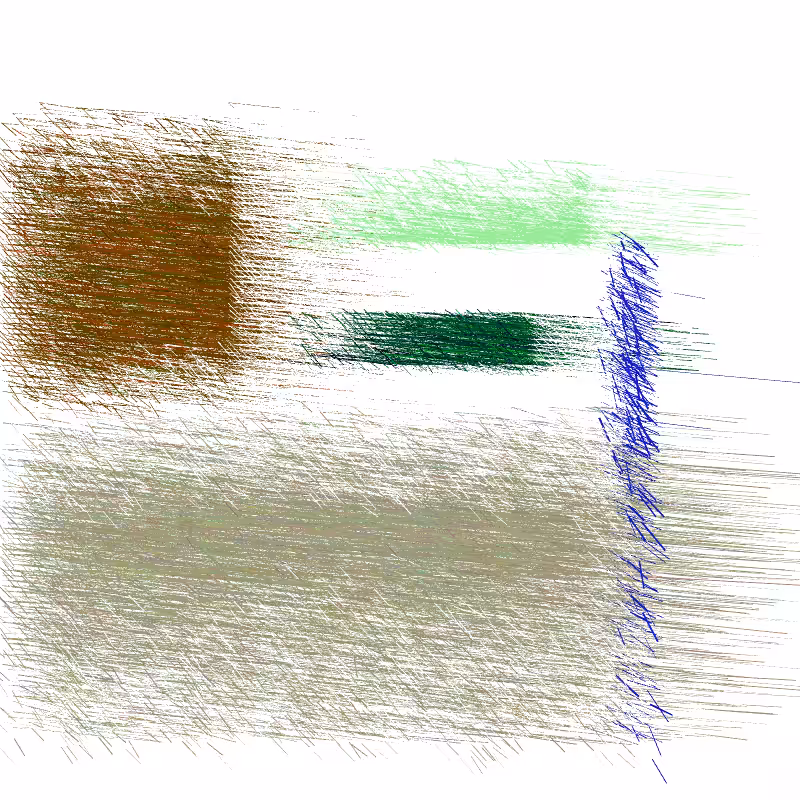 Sketching on Mondrian #6