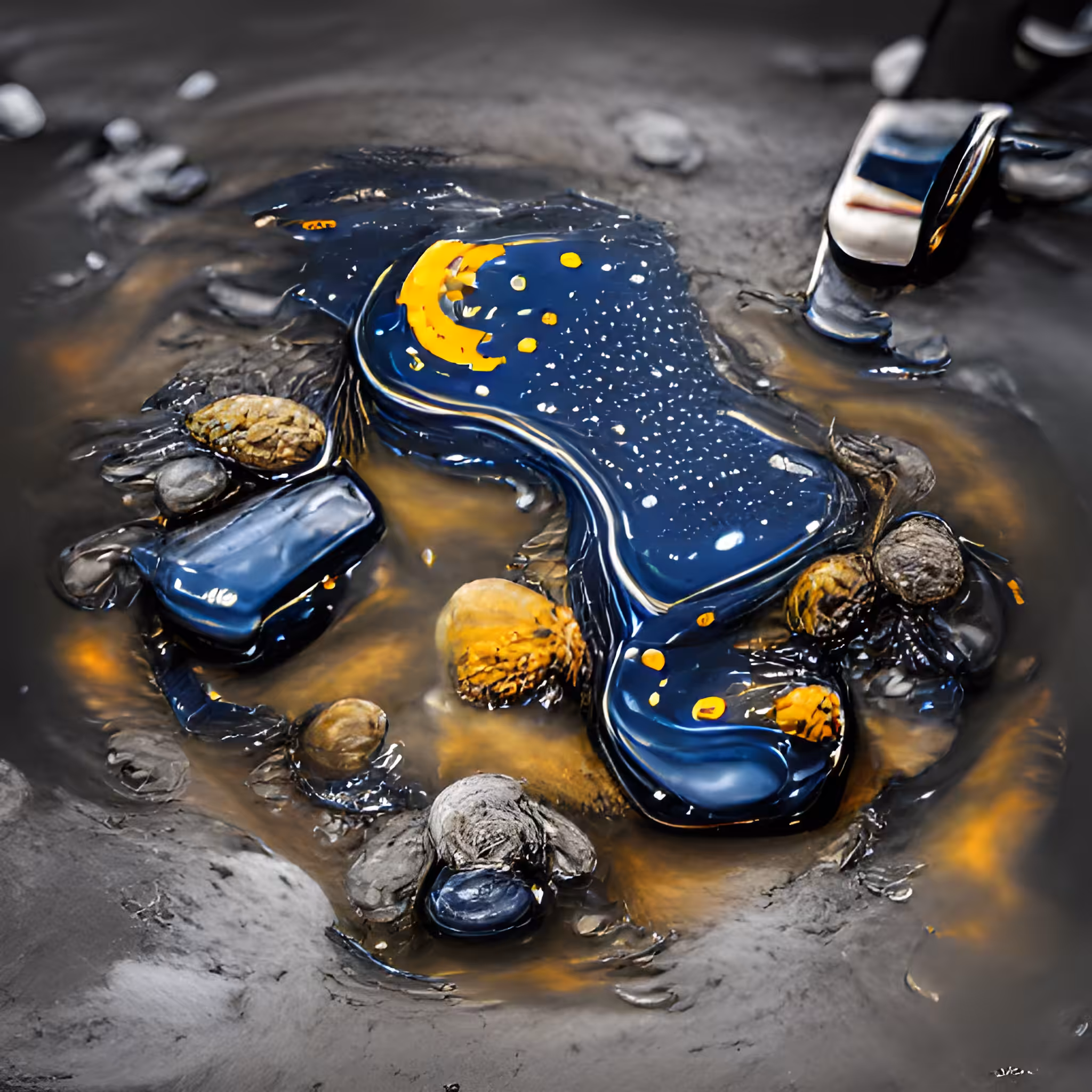 Pools of Starry Night #04