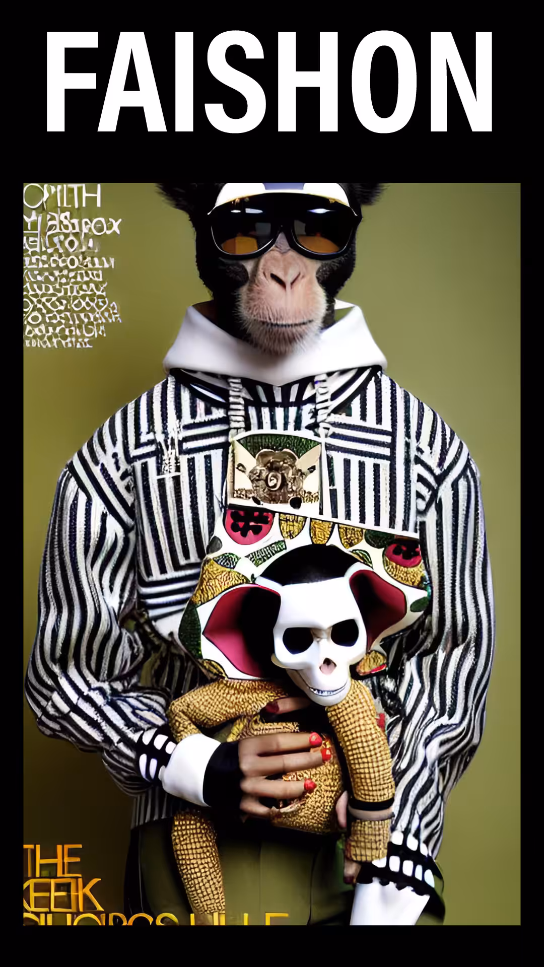 FAISHON 33 - AI Fashion Magazine Cover