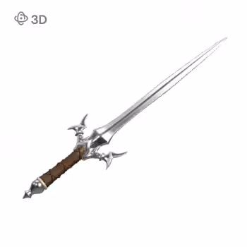 3D VR Interactive: Warrior's Sword 3D GLb