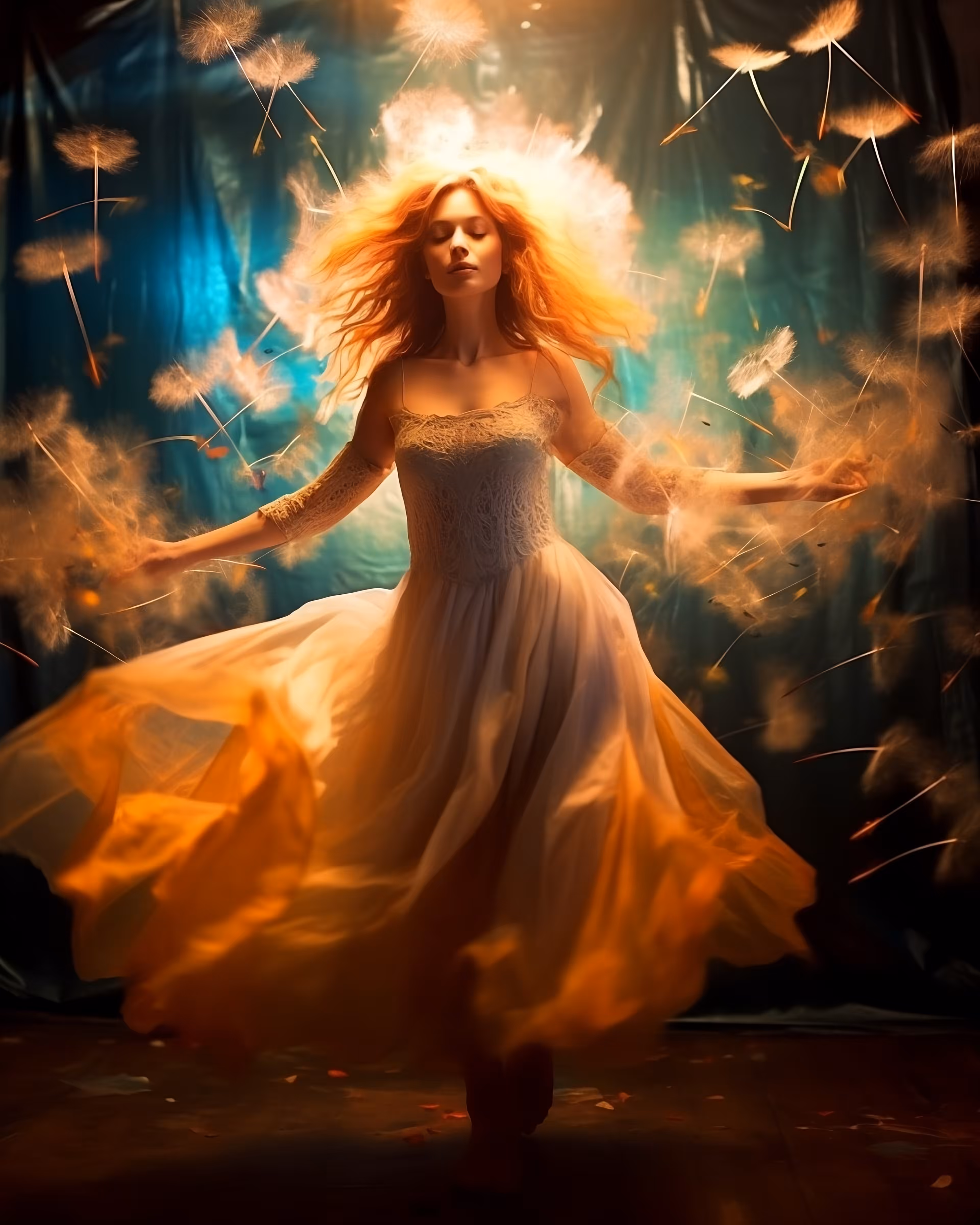 Dancing with dandelion 