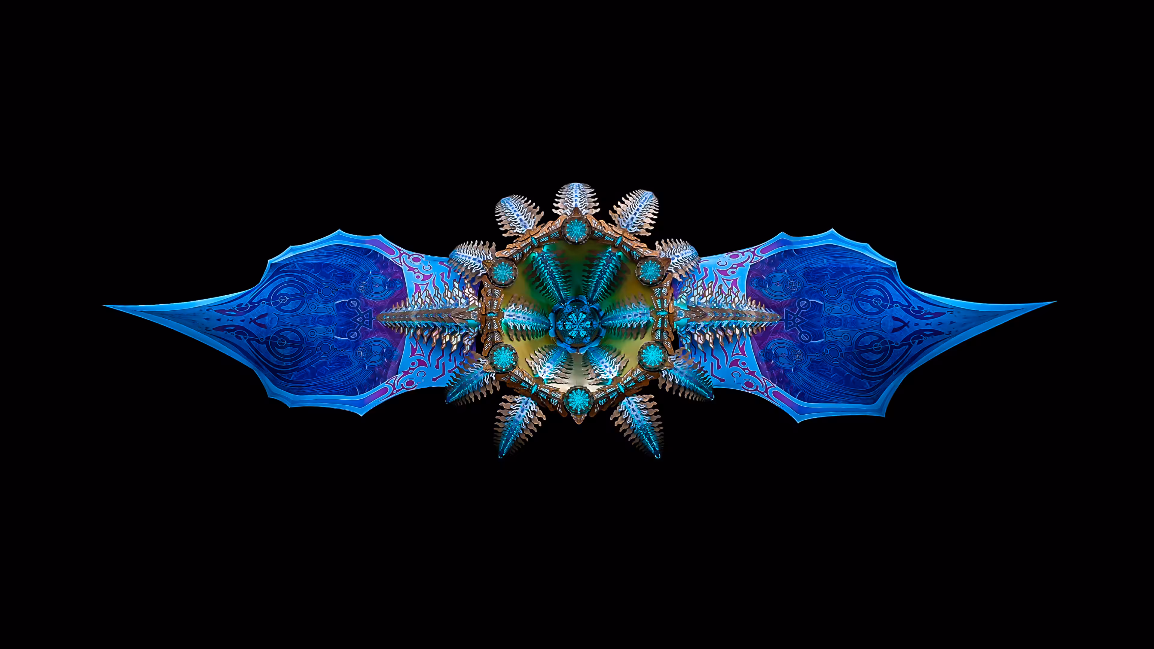 Shankra 2019 - Main Stage: Shankra 2019 Main Stage Heart - Full Cyan S
