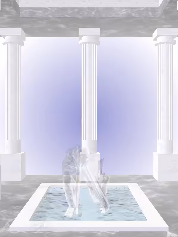 HeavenComputer: The Fading Crawling Luminescent Chrome Woman #4983