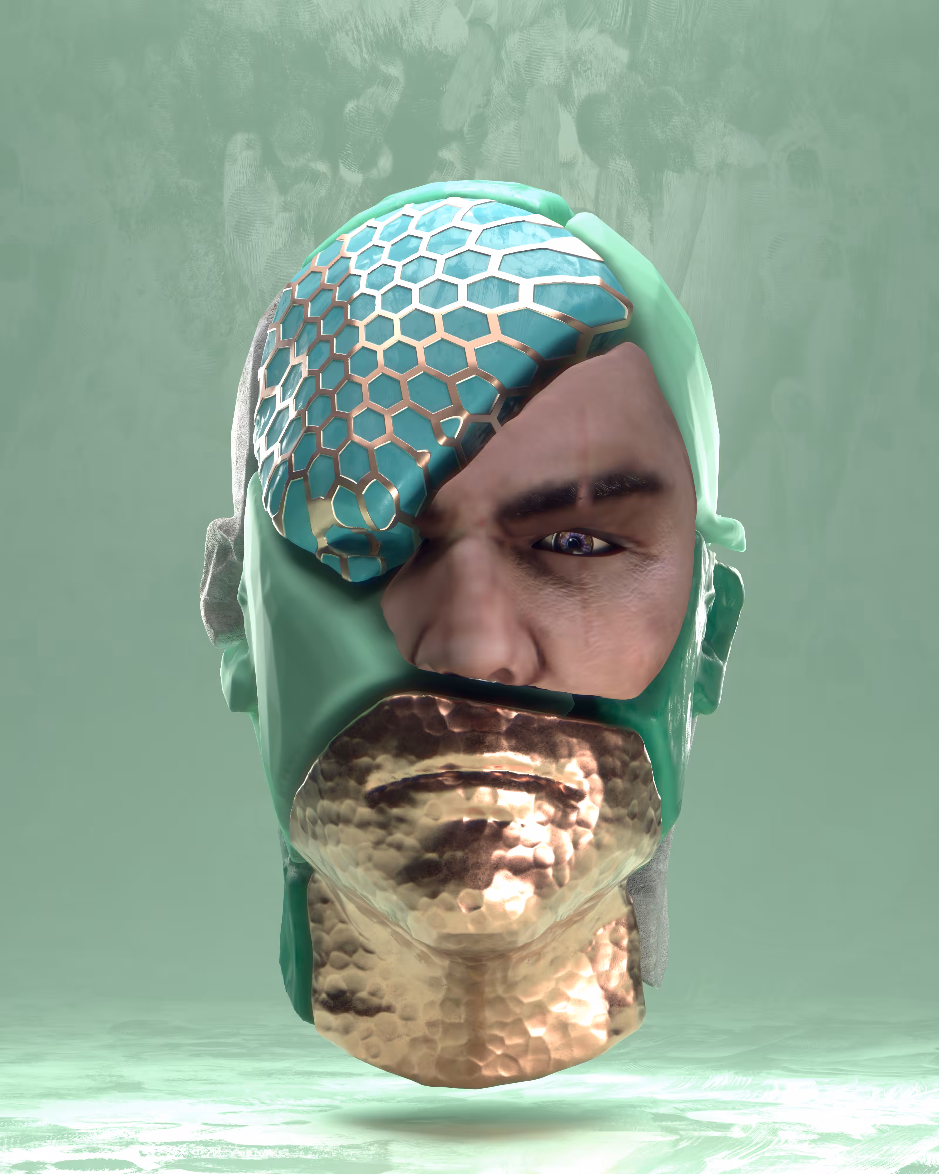 Fracture Face ‖ Green Copper