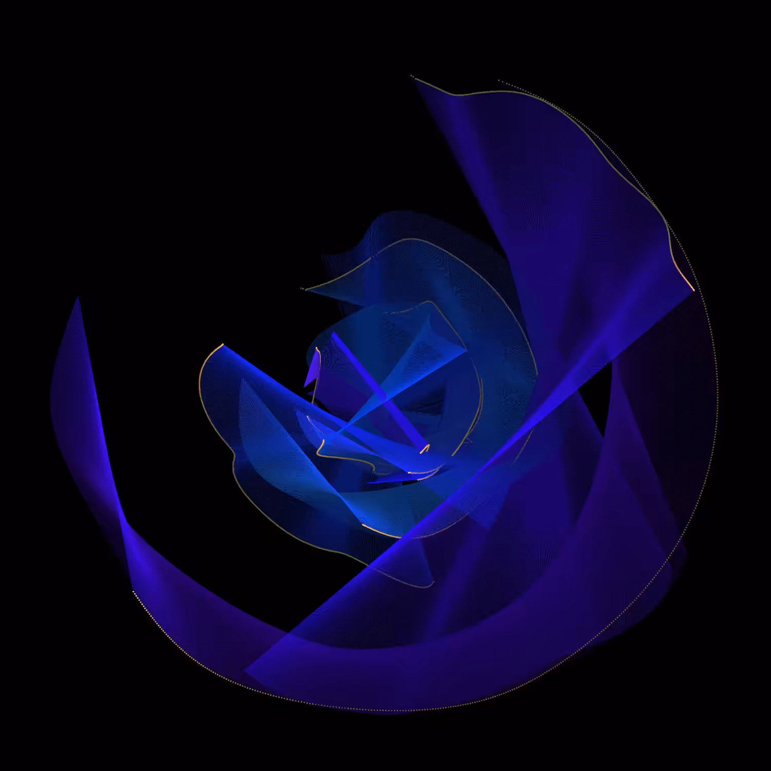 Deep fragmented polygon - Circle