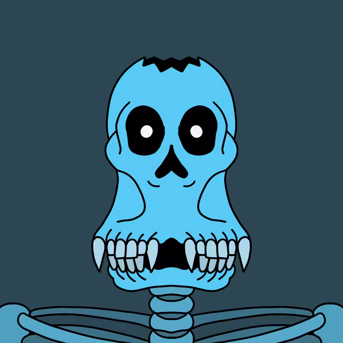 |Hedz| Double-mouth Skully