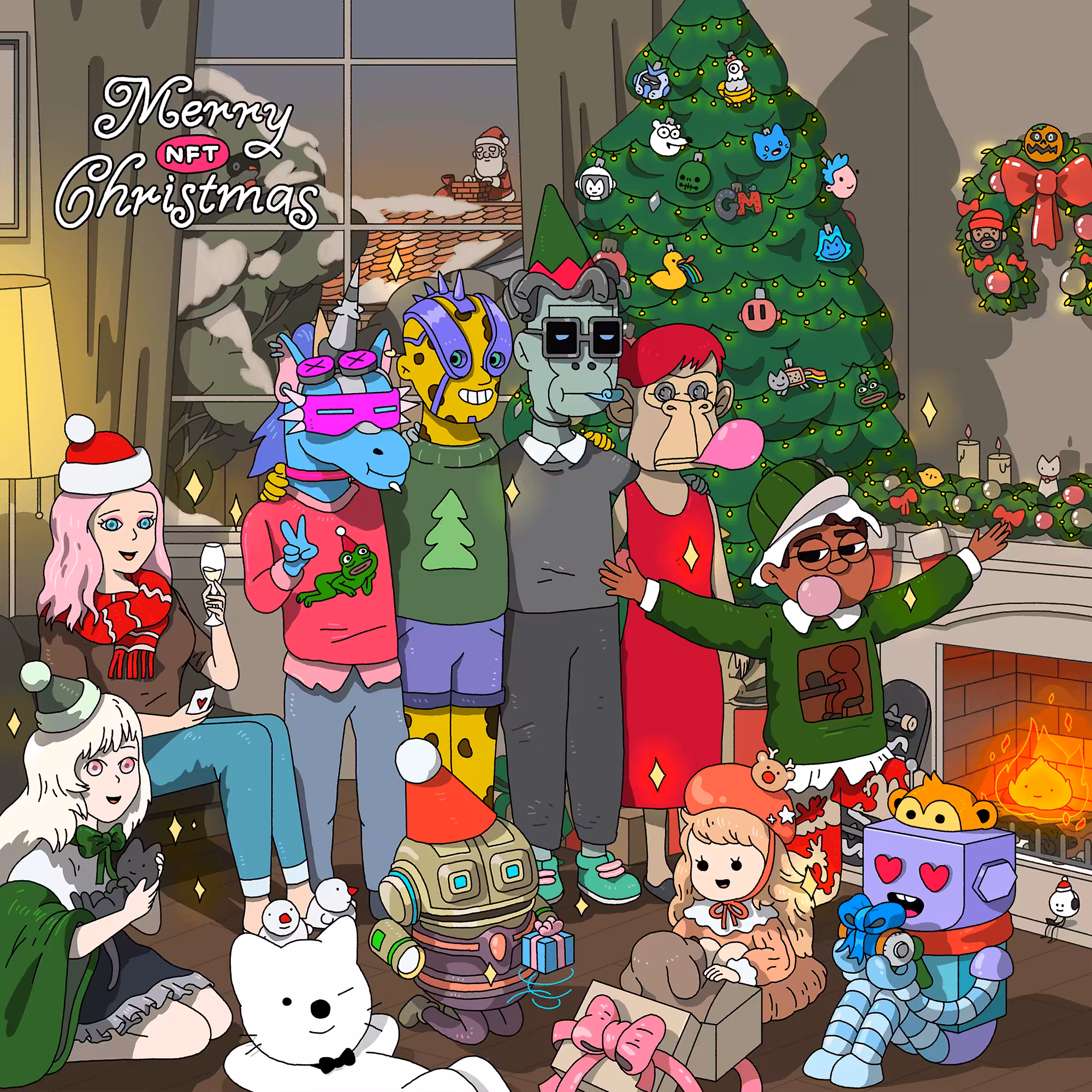 NFT Party. Xmas