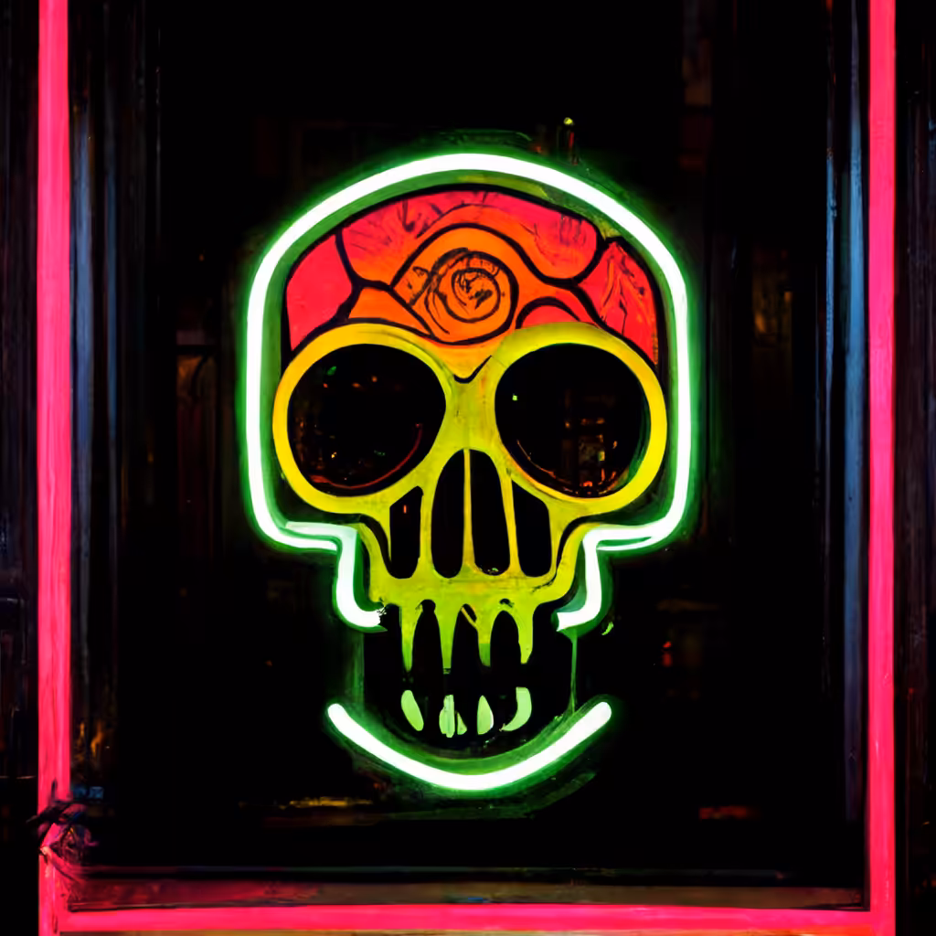 Neon Skull 41