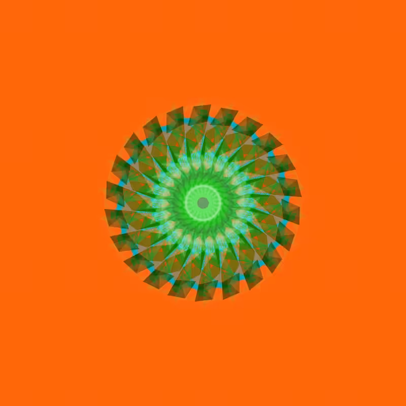 Color Time Mandala #1