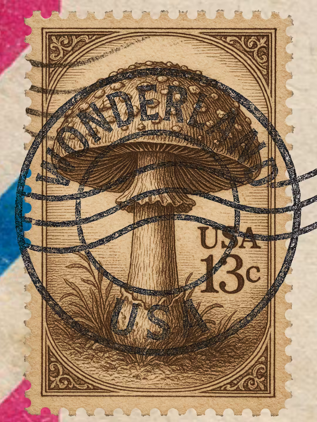 Mushroom Stamp