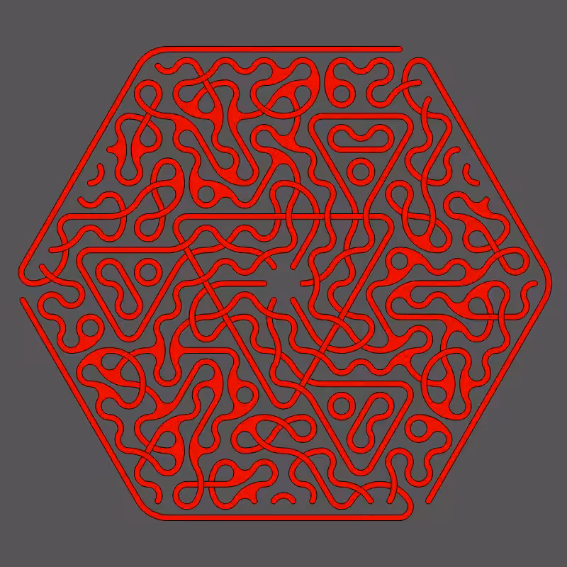 Threefold Symmetry - Dark Variations #440