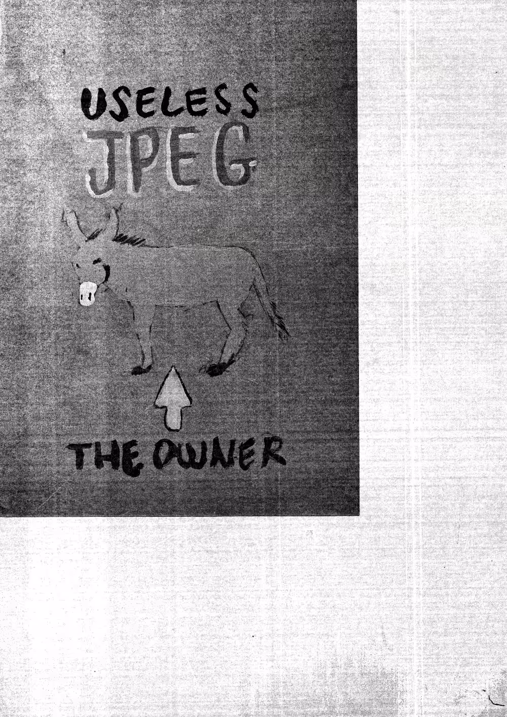 Cheap Photocopy: Useless JPEG