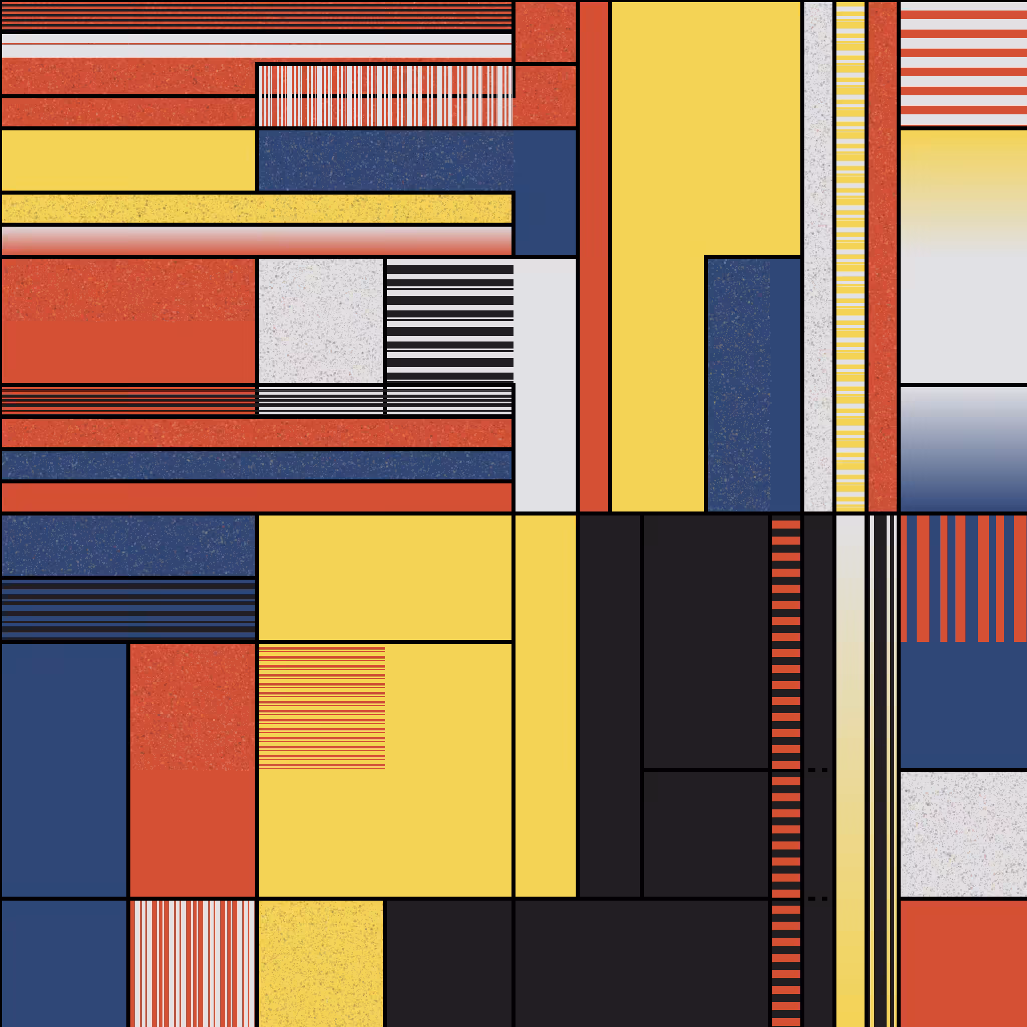 Agricultural Landscapes - Mondrian Edition #11