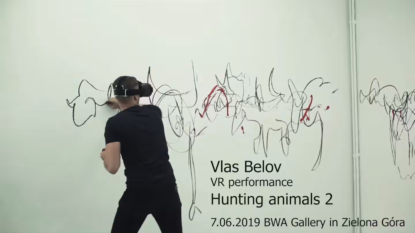 "Hunting animals" VR performance 2