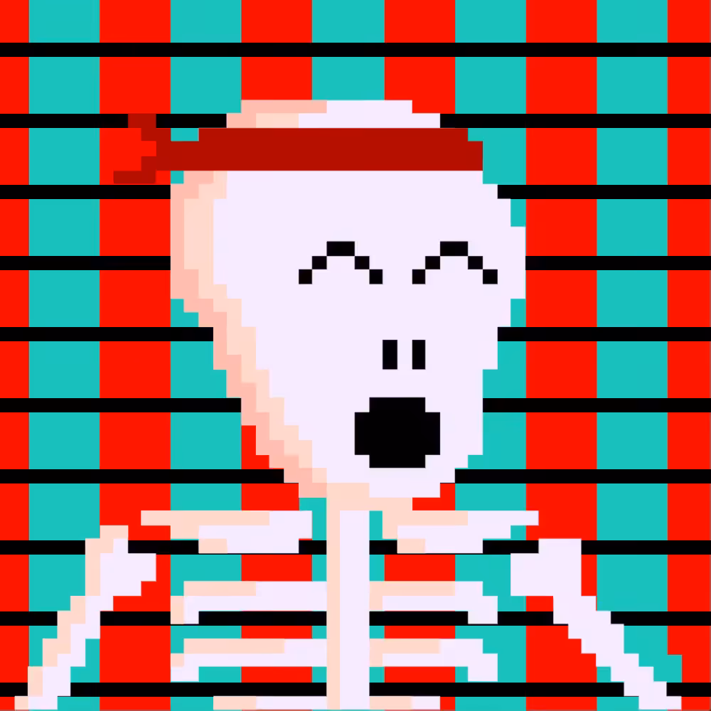 PIXEL SKULLETTI 1 #291