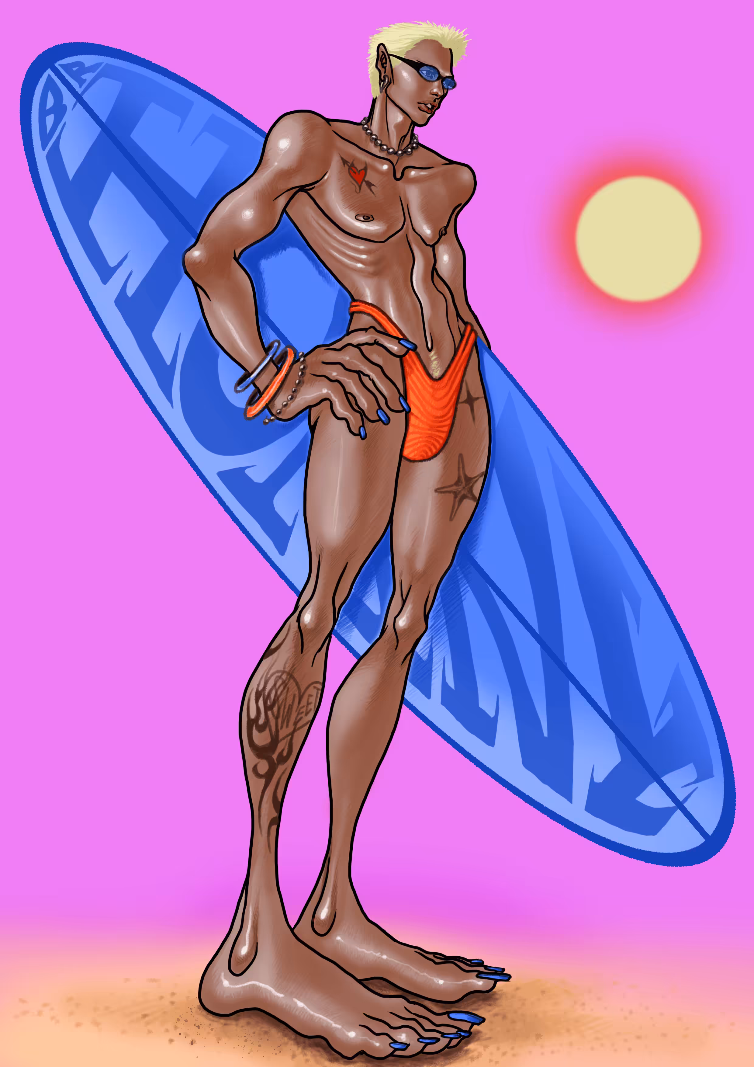 Ken with Horny sun