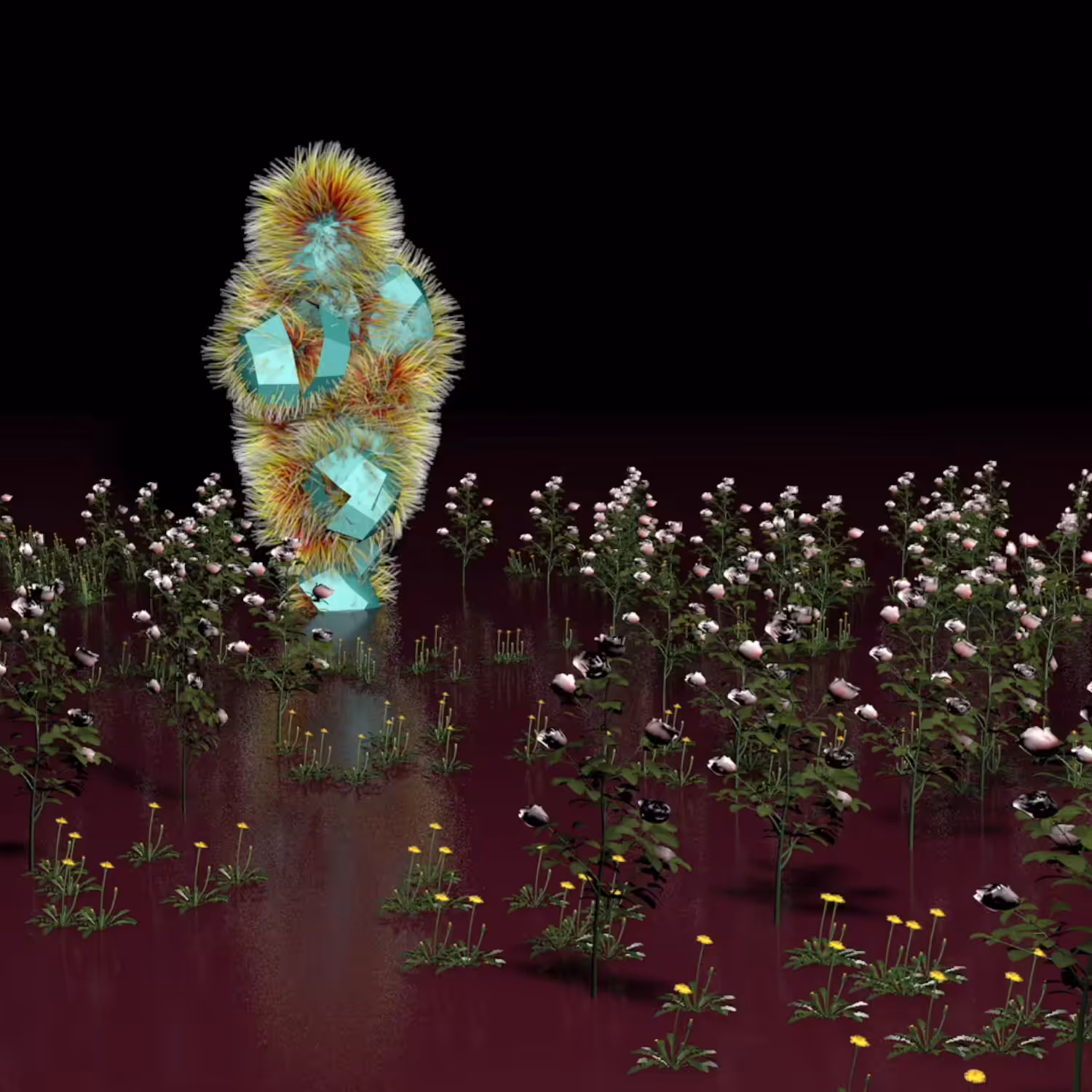 FUR MEETS THE SINGING ROSES