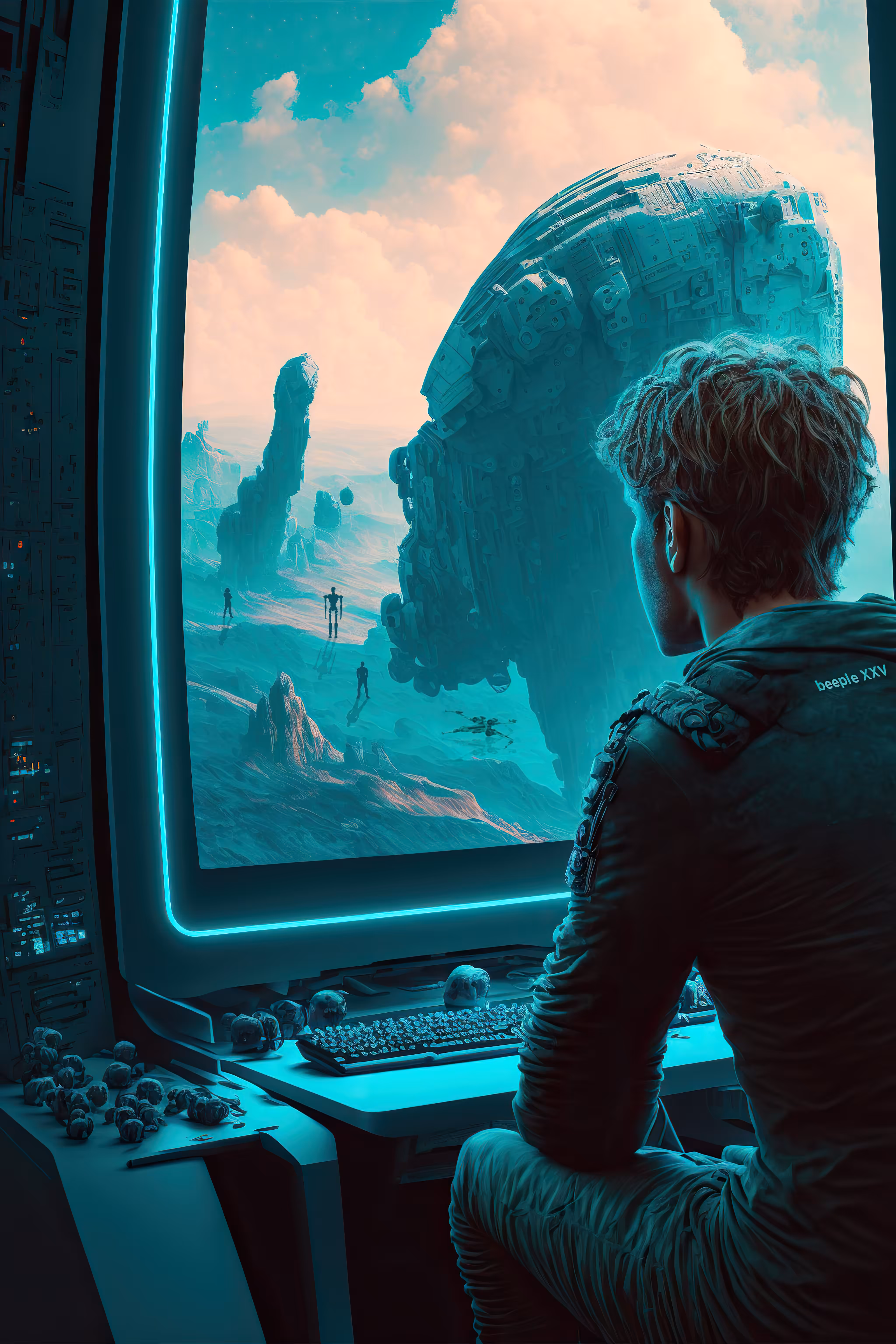Beeple XXV: The Millionth Day: Beeple // Everydays: When the ETH Awakens