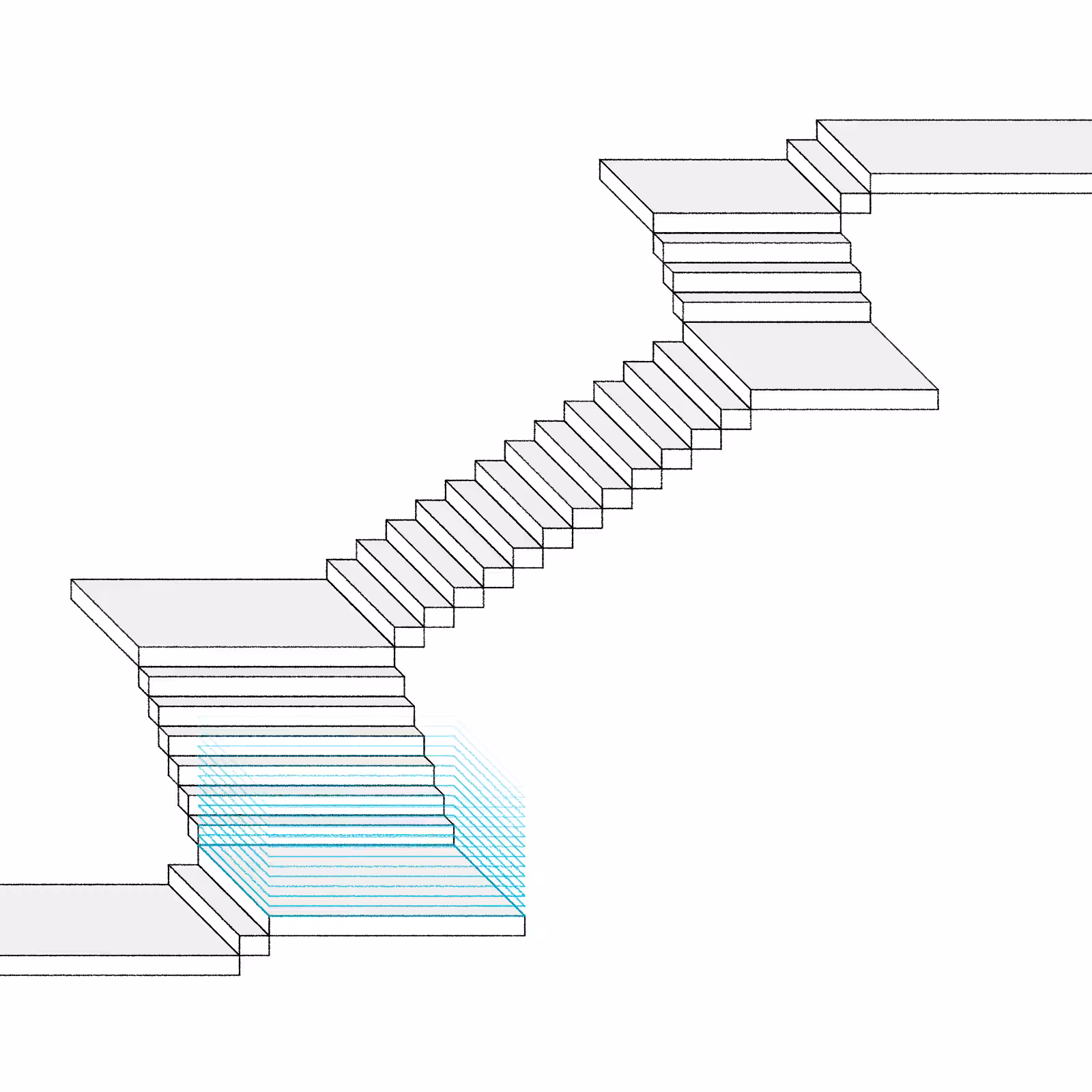Stairs in a room #30