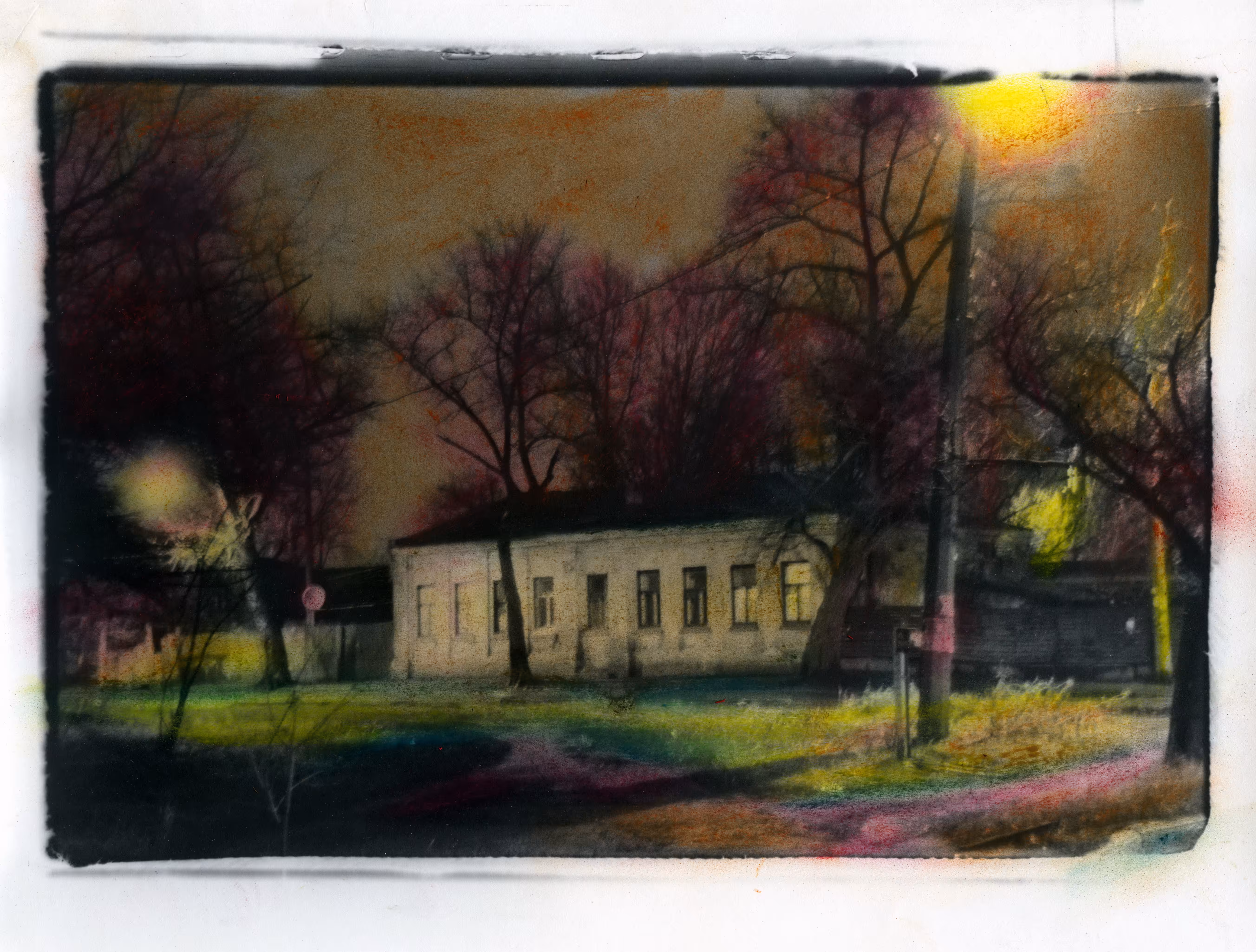 Night landscape in Kharkiv 2.