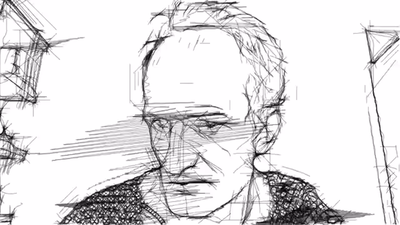 Generated Glitchy Self-Portrait (2014)
