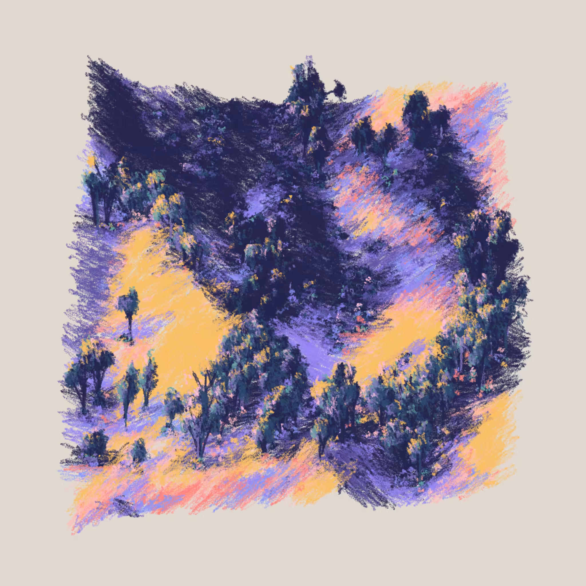 Eucalyptus and Sagebrush #122