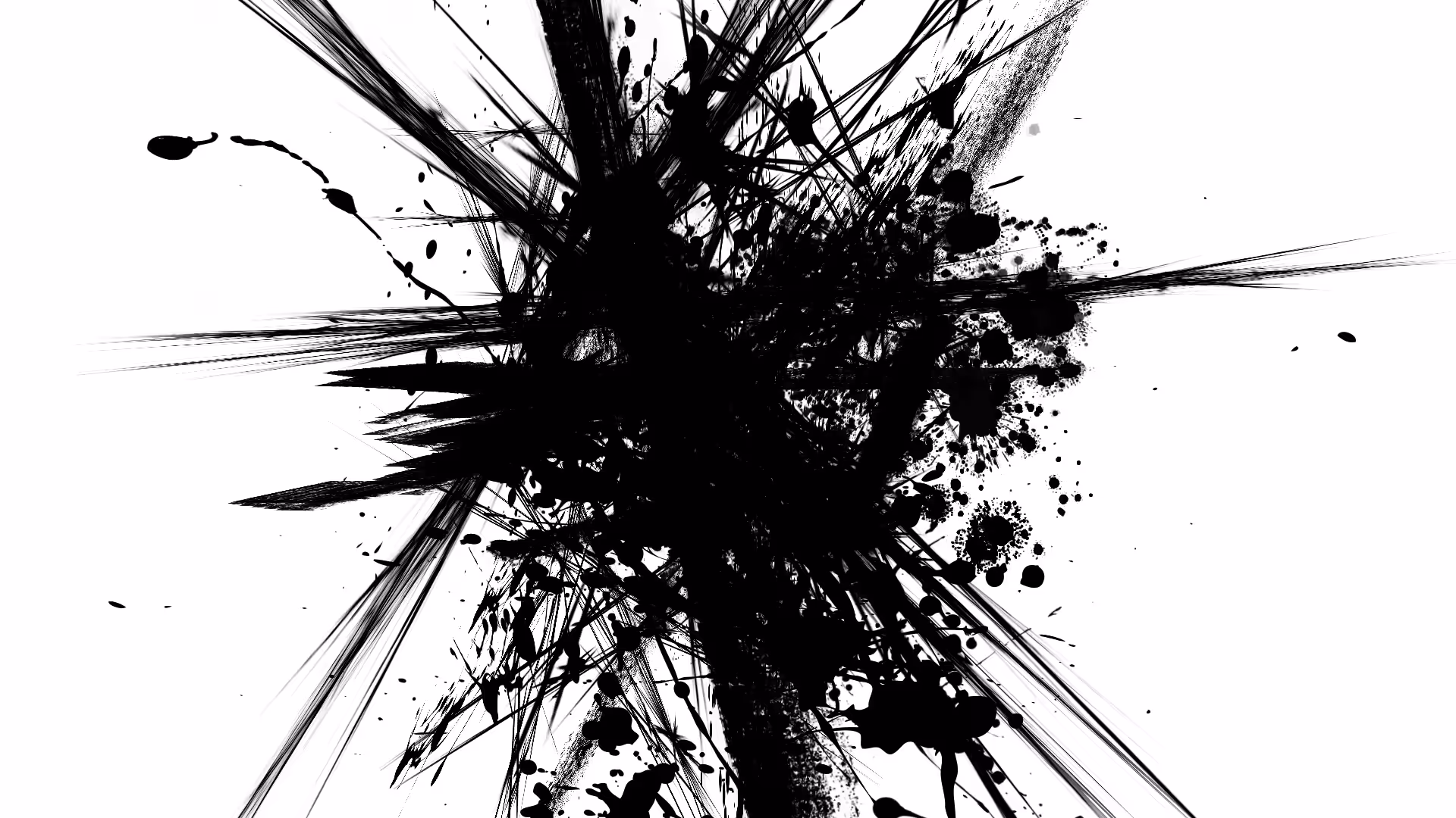 Stab on black heart.