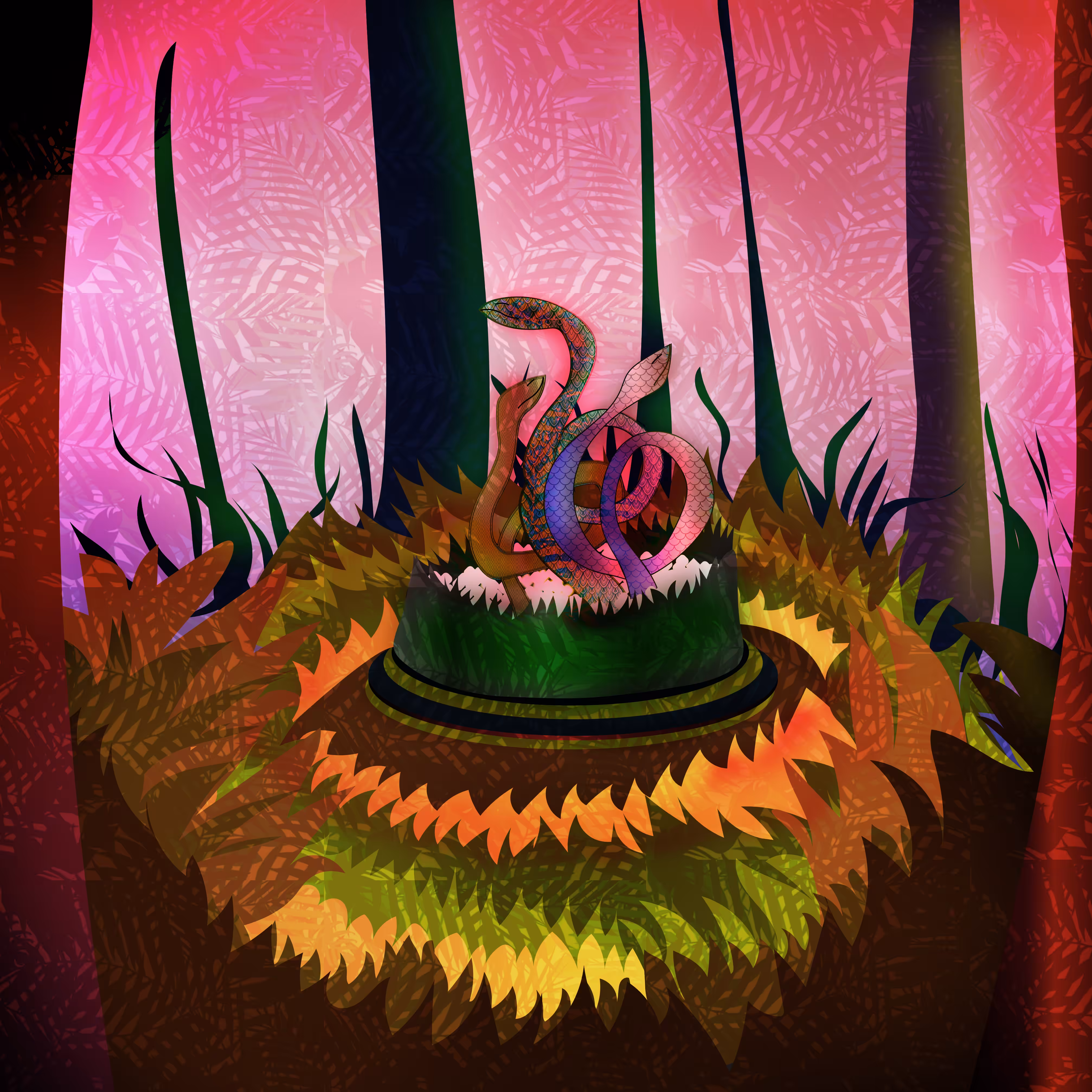 The treasure of the land of snakes