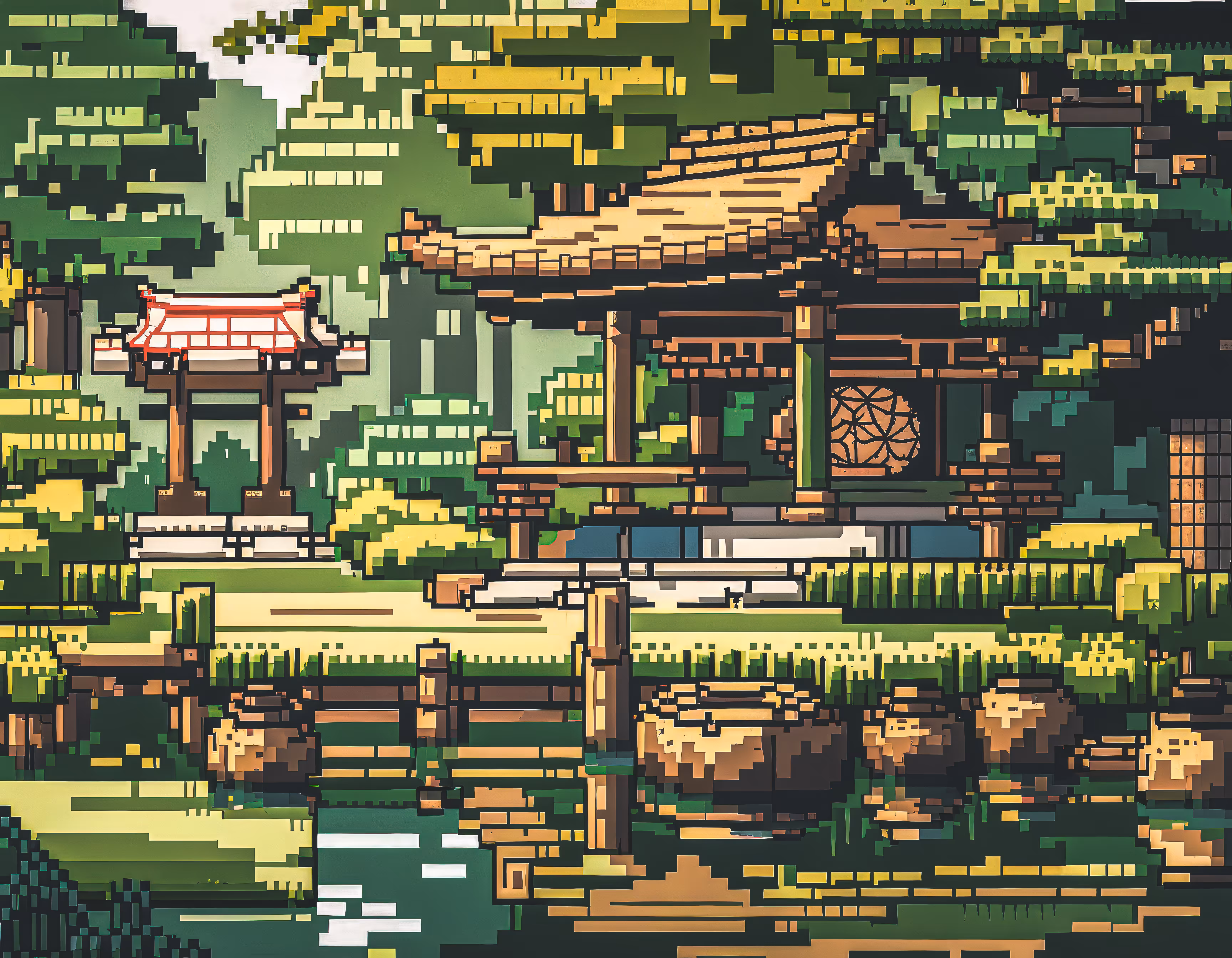 Peace At The Pond In The Forest