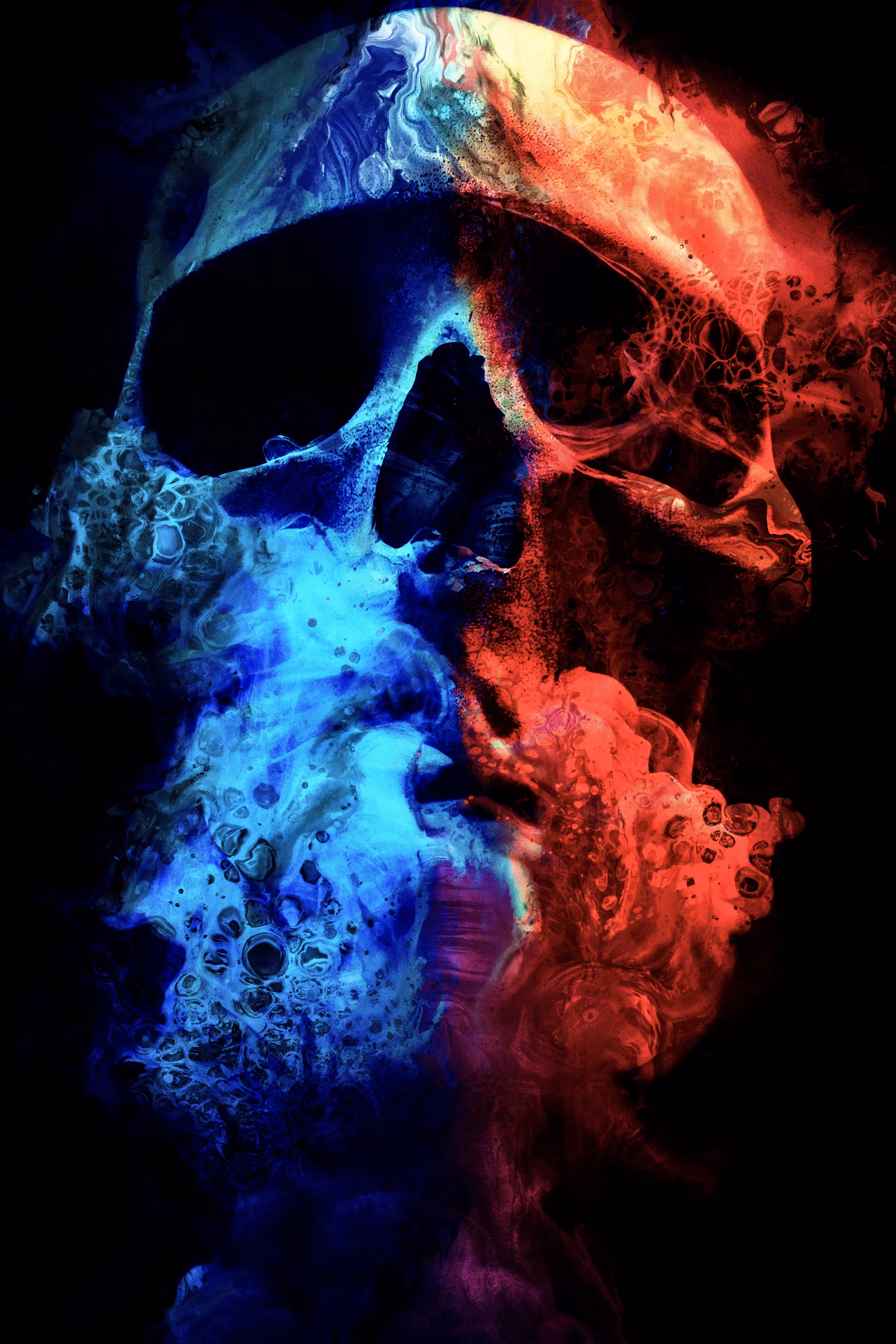 Fluid skulls # 1
