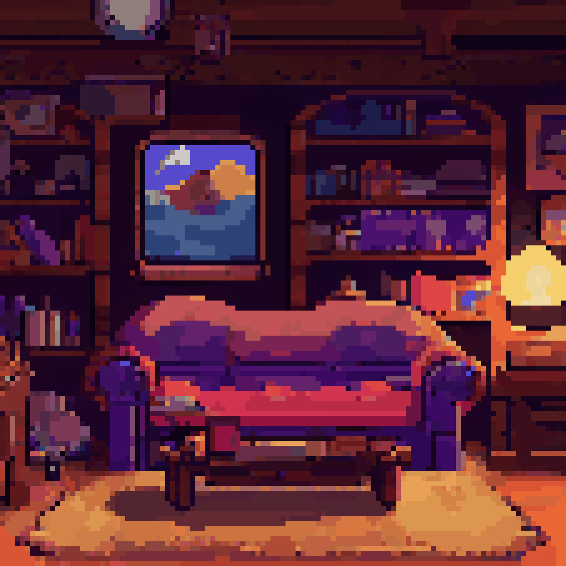 My grandpa's sofa.