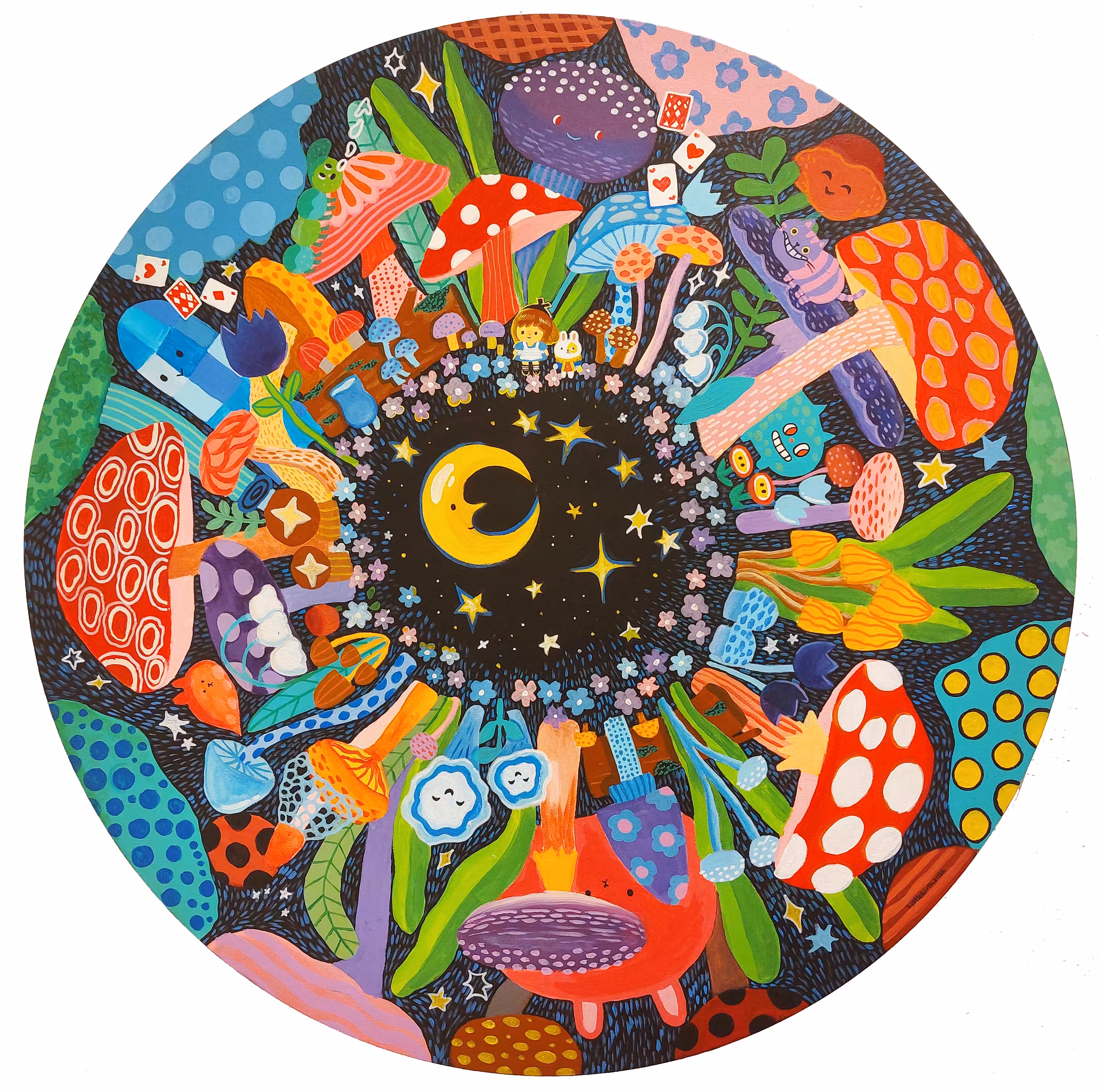 Wonderland (acrylic on canvas)