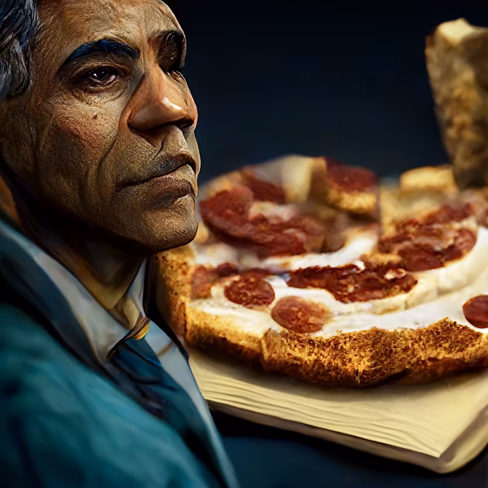 Presidents and Pizza: Barack Obama