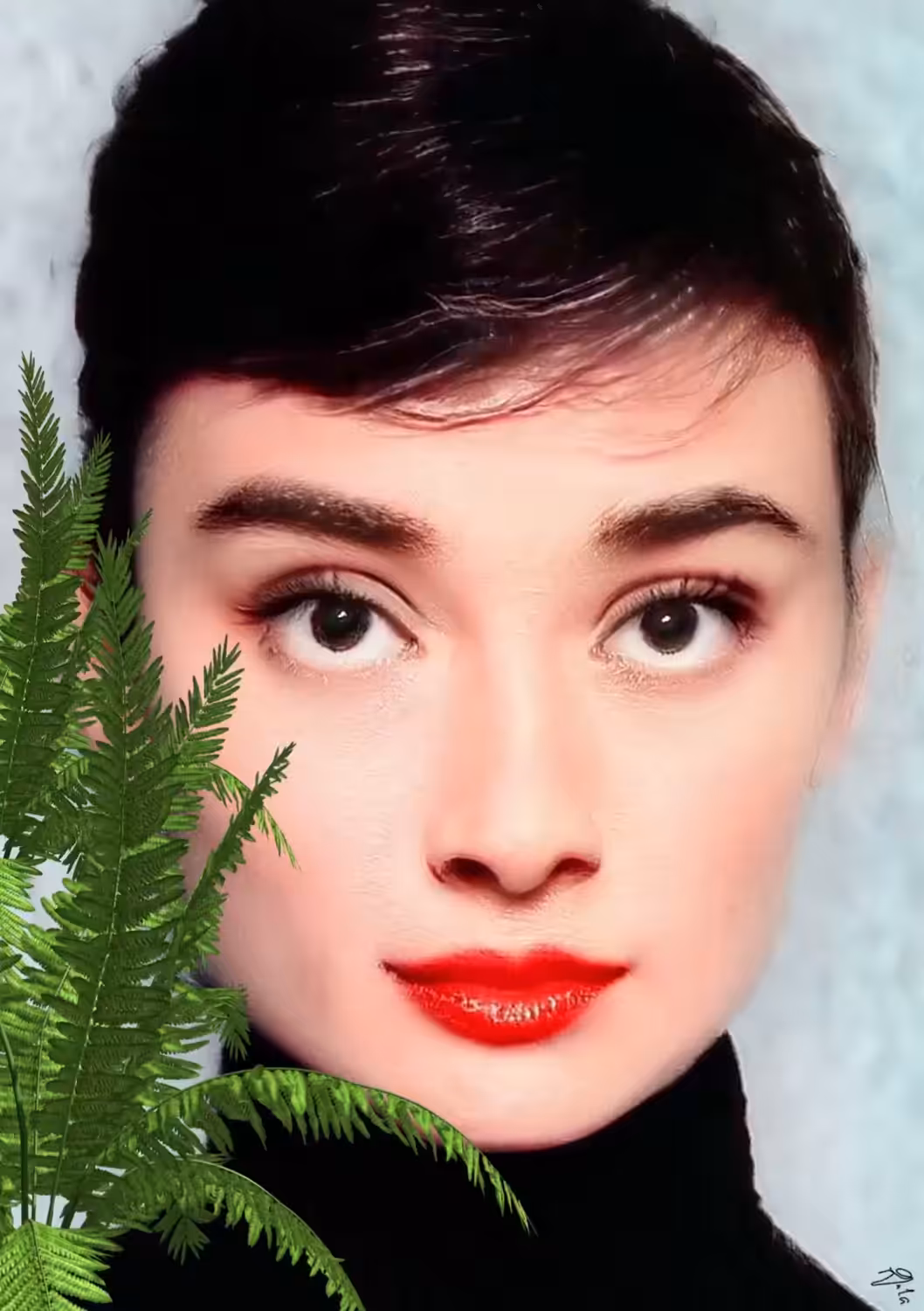 / " I believe in pink " /  -.Audrey Hepburn