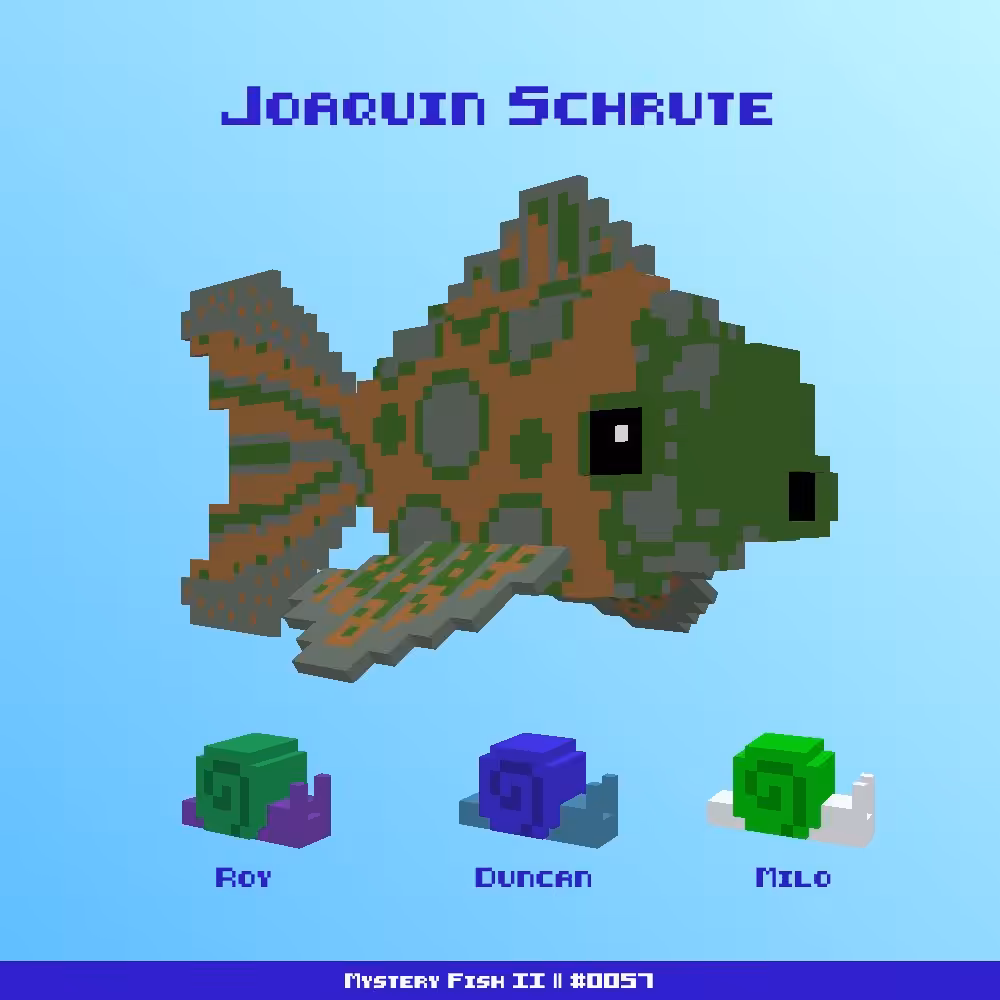 Joaquin Schrute :: Mystery Fish 0057/1000