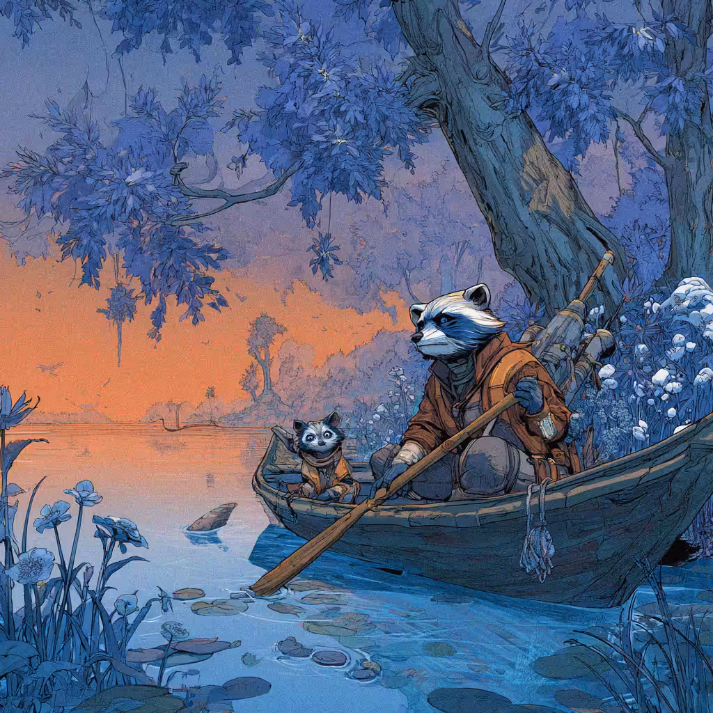 The Silence of the Blue Lake