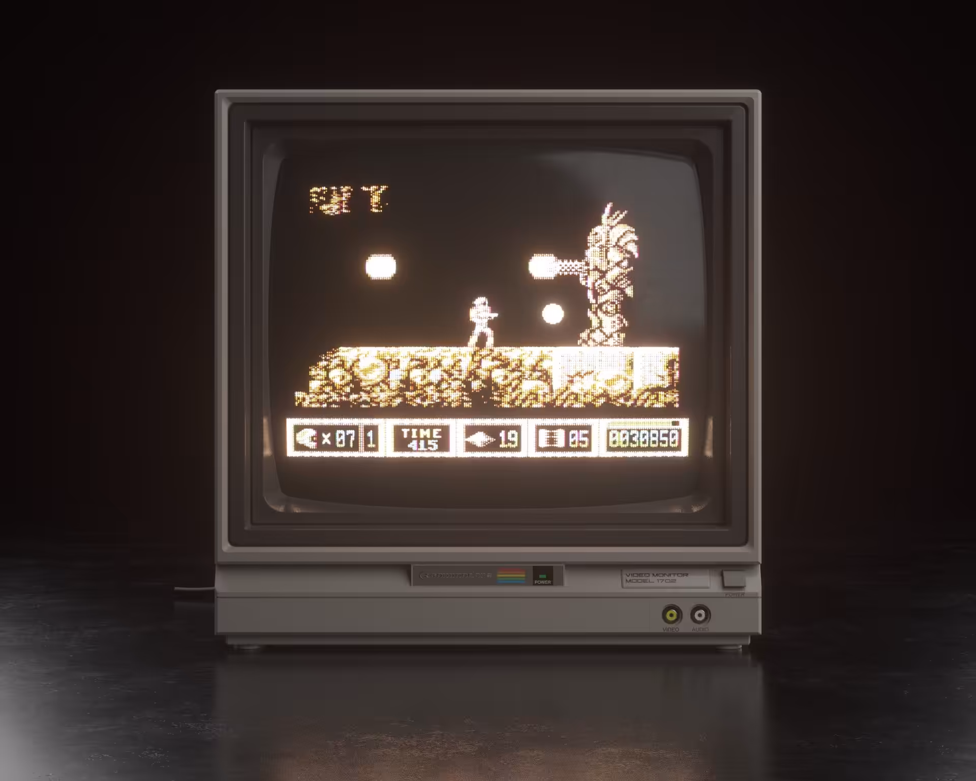 Commodore 1702 CRT Monitor