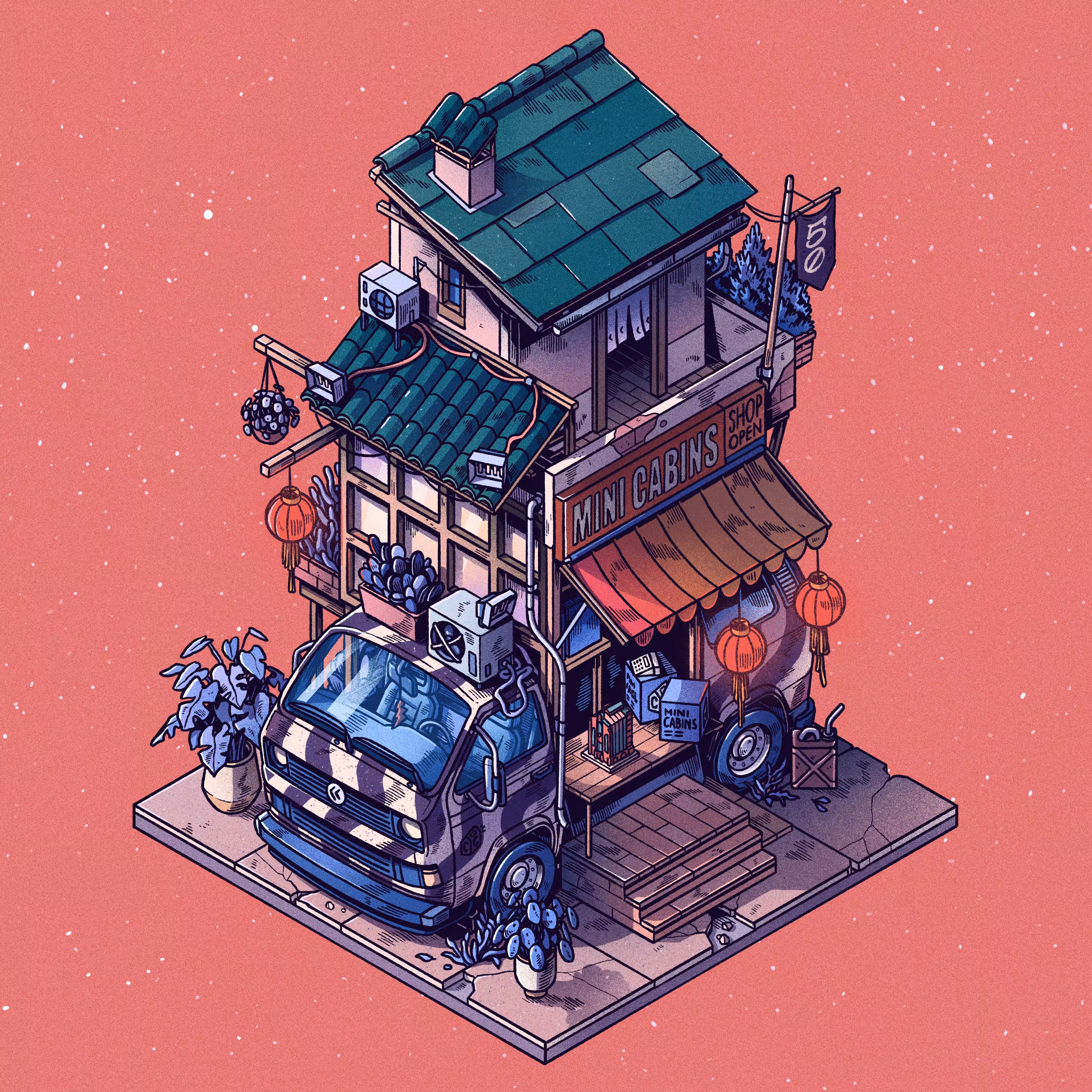 Curious Cabins #50: Caravan #496