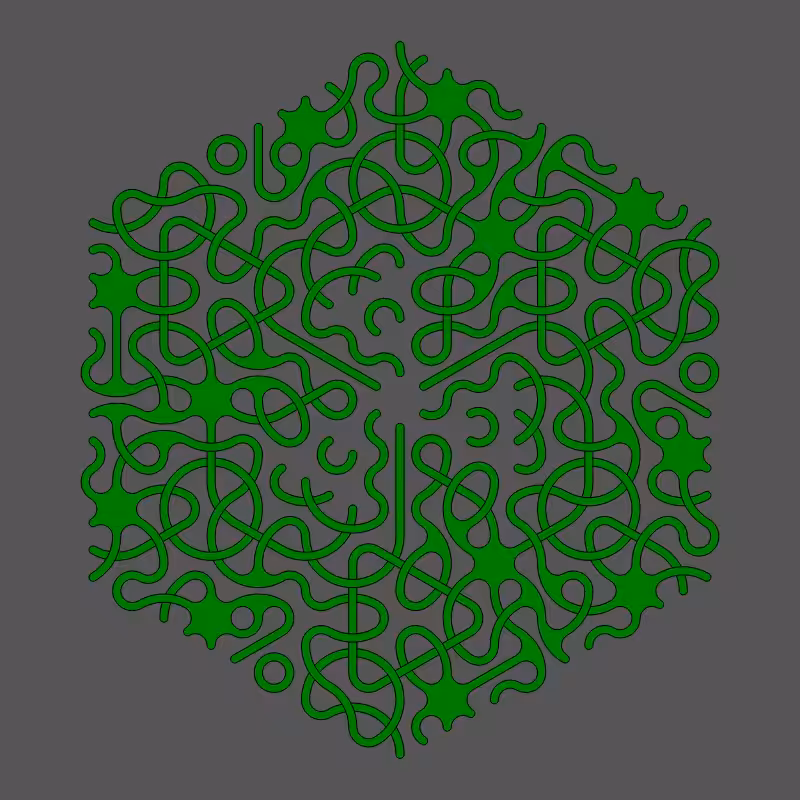 Threefold Symmetry - Dark Variations #501